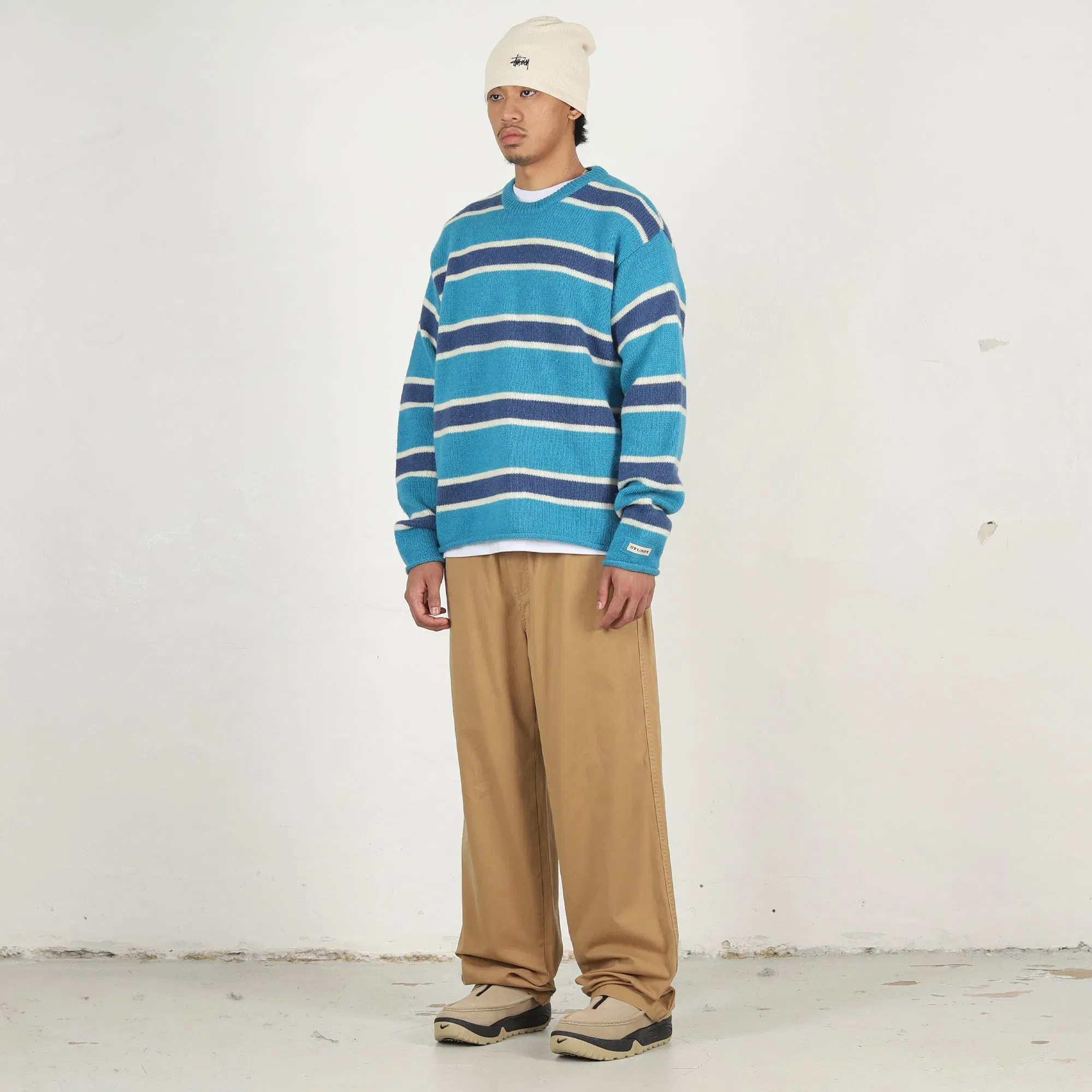 Stussy Beach Pant Cotton Twill- Khaki
