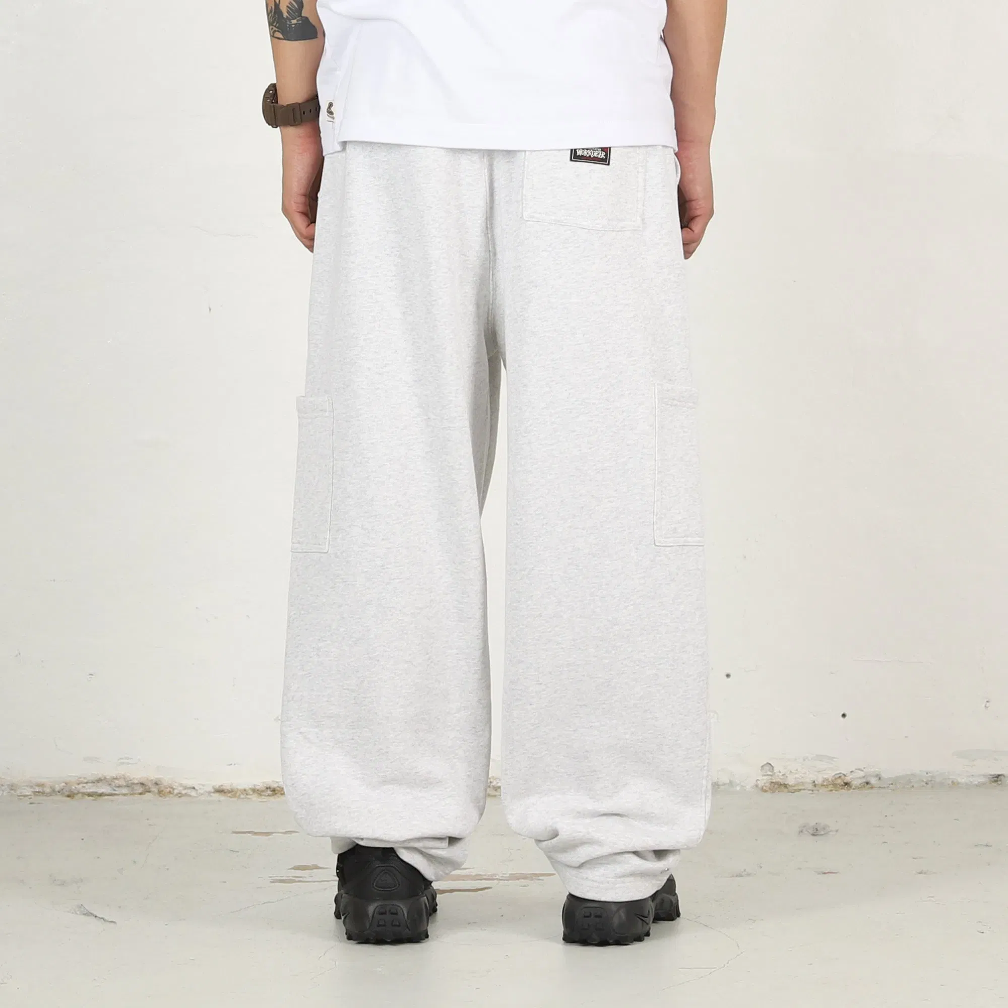 Stussy Utility Fleece Pant- Ash Heather