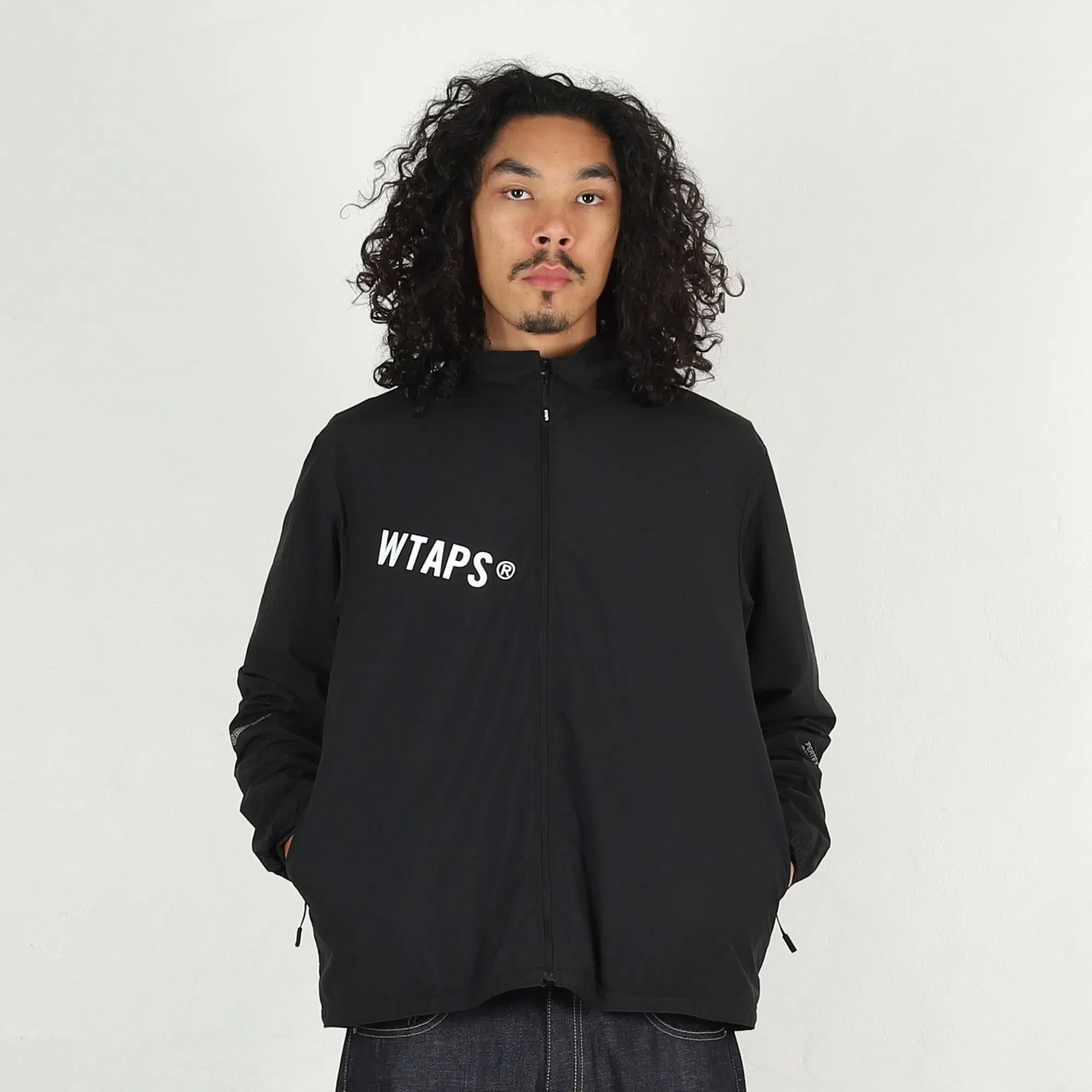 WTAPS Track Jacket Nylon Tussah Pertex - Black