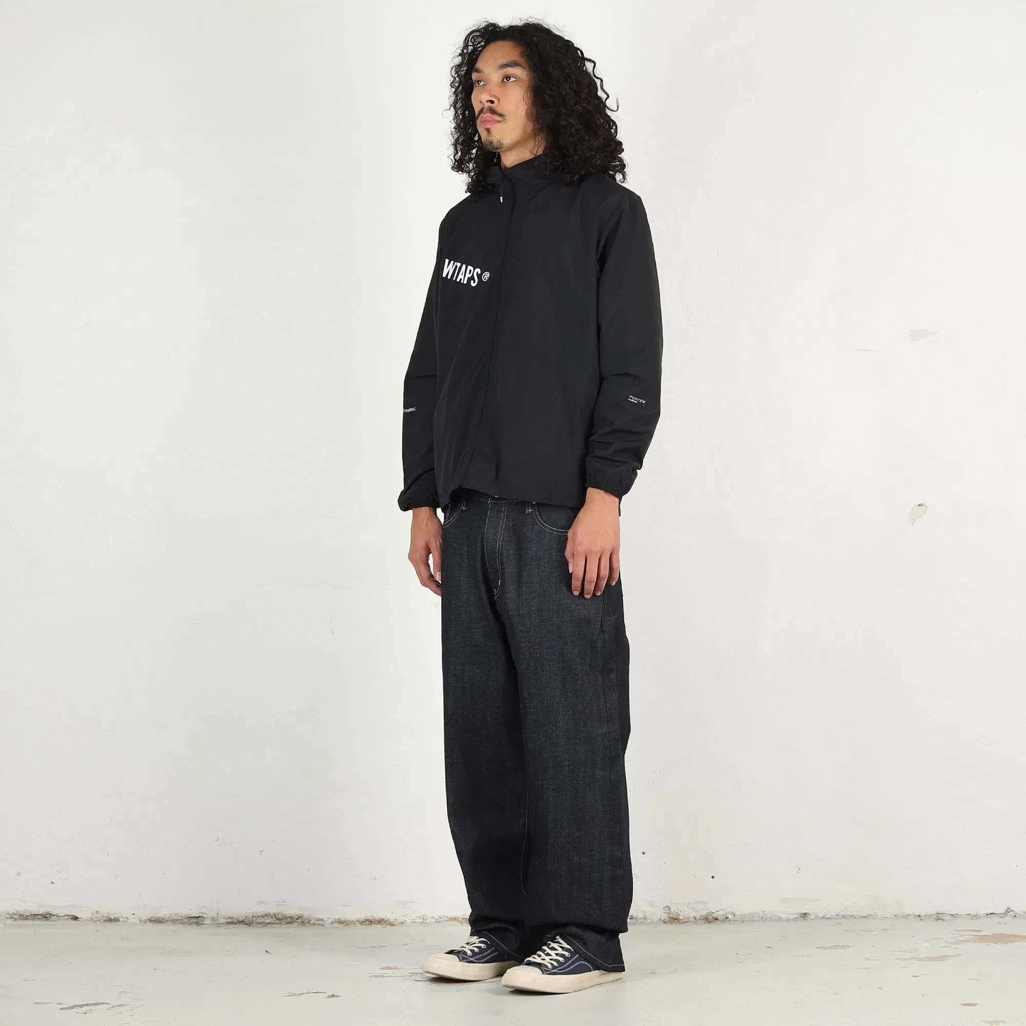 WTAPS Track Jacket Nylon Tussah Pertex - Black