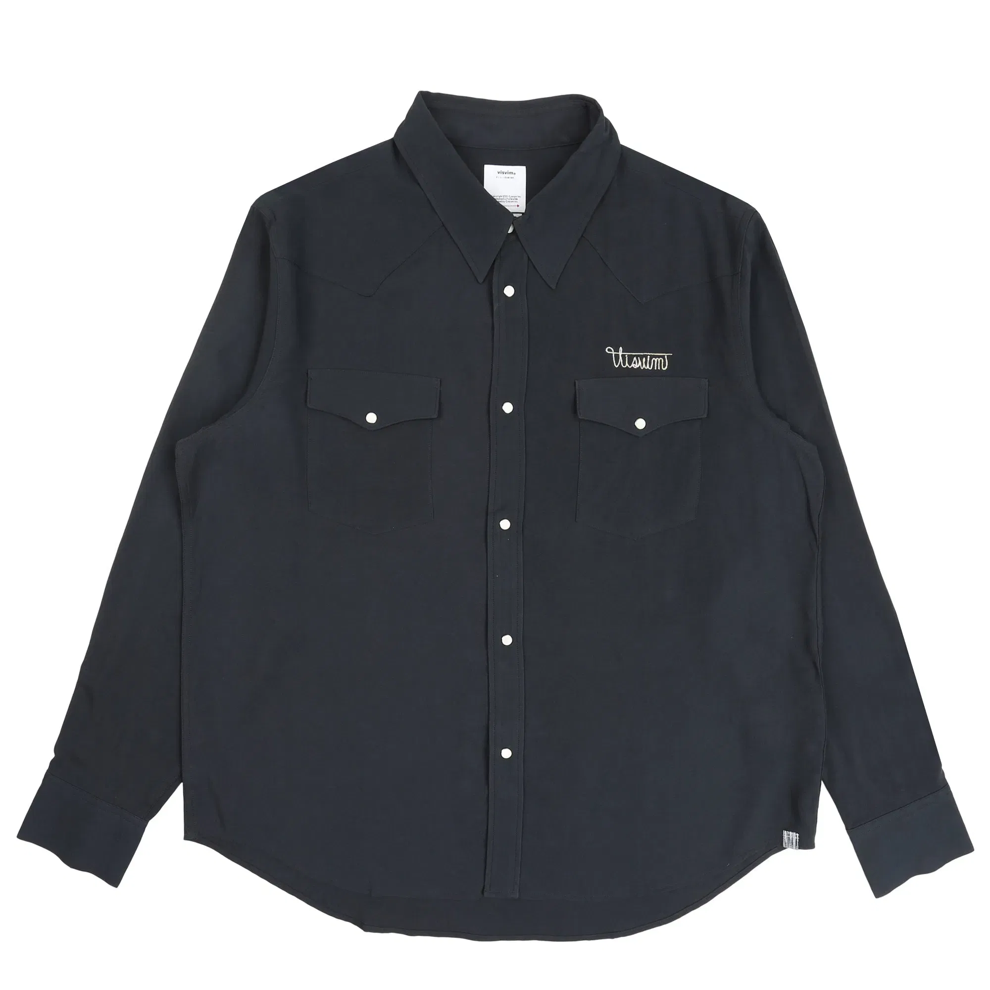visvim L/S Four Corners Shirt - Black