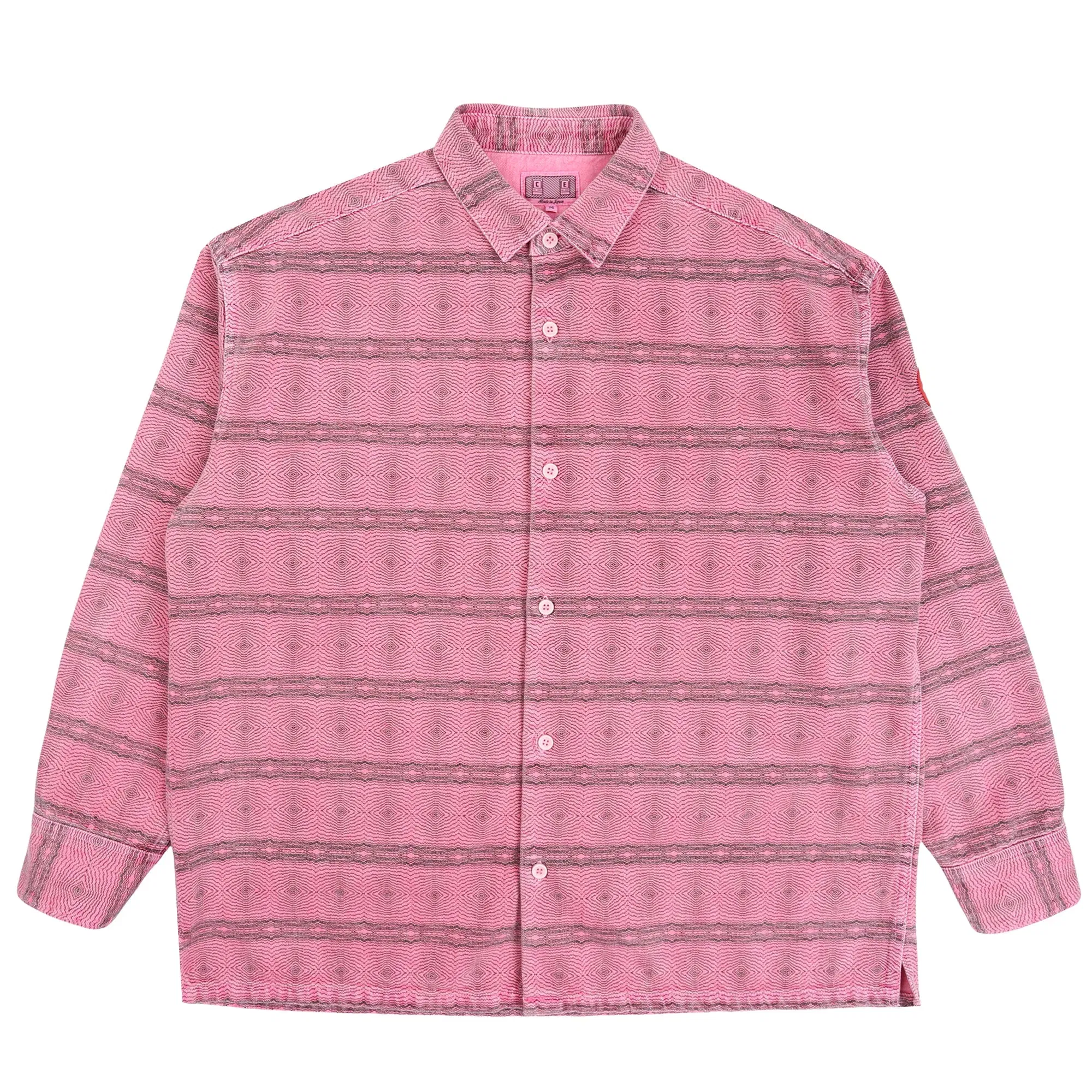 Cav Empt Overdye FK Pattern Shirt - Pink
