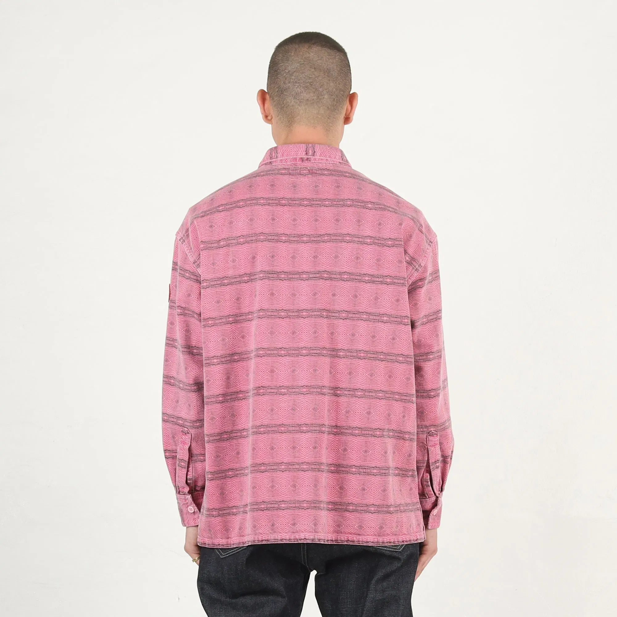 Cav Empt Overdye FK Pattern Shirt - Pink