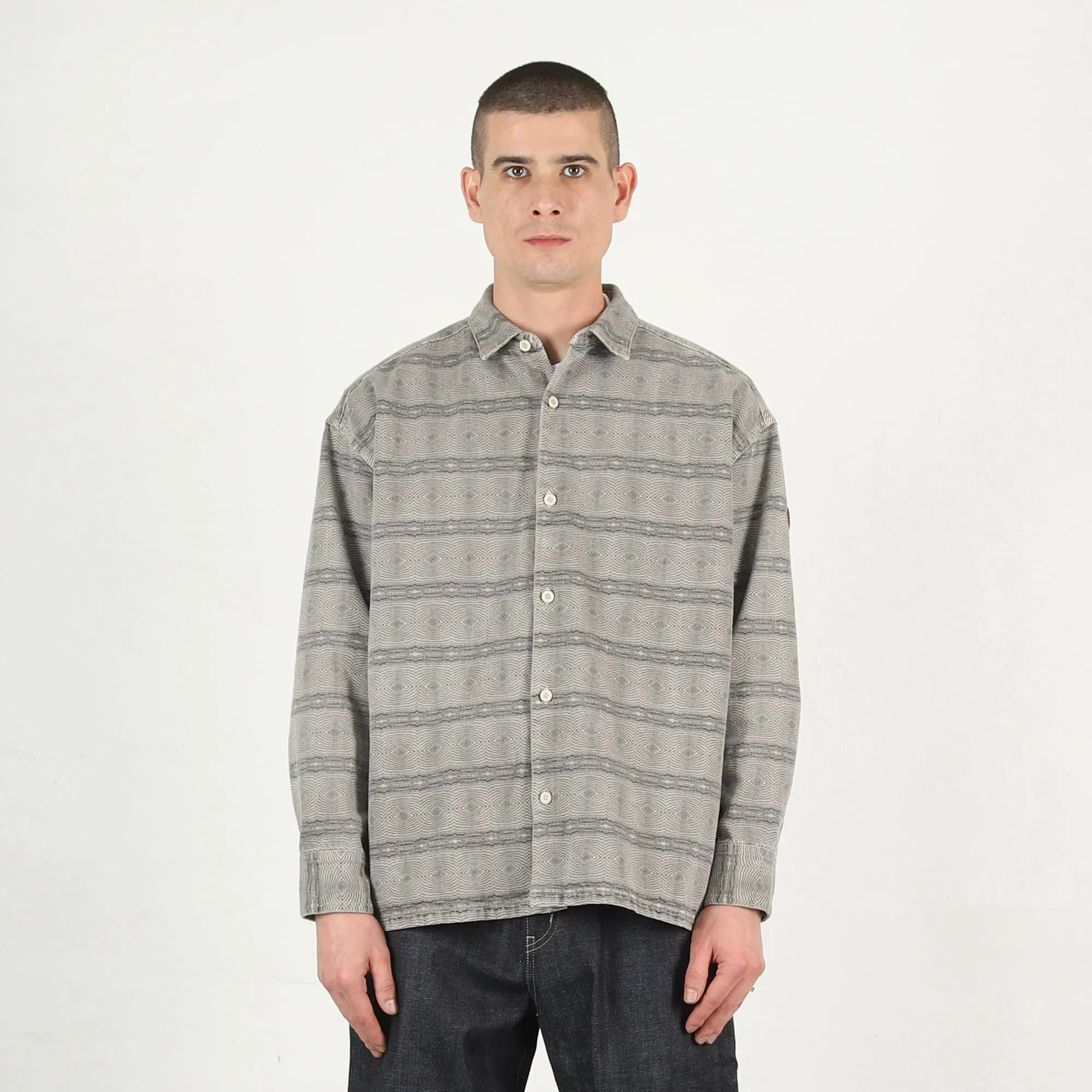 Cav Empt Overdye FK Pattern Shirt - Beige