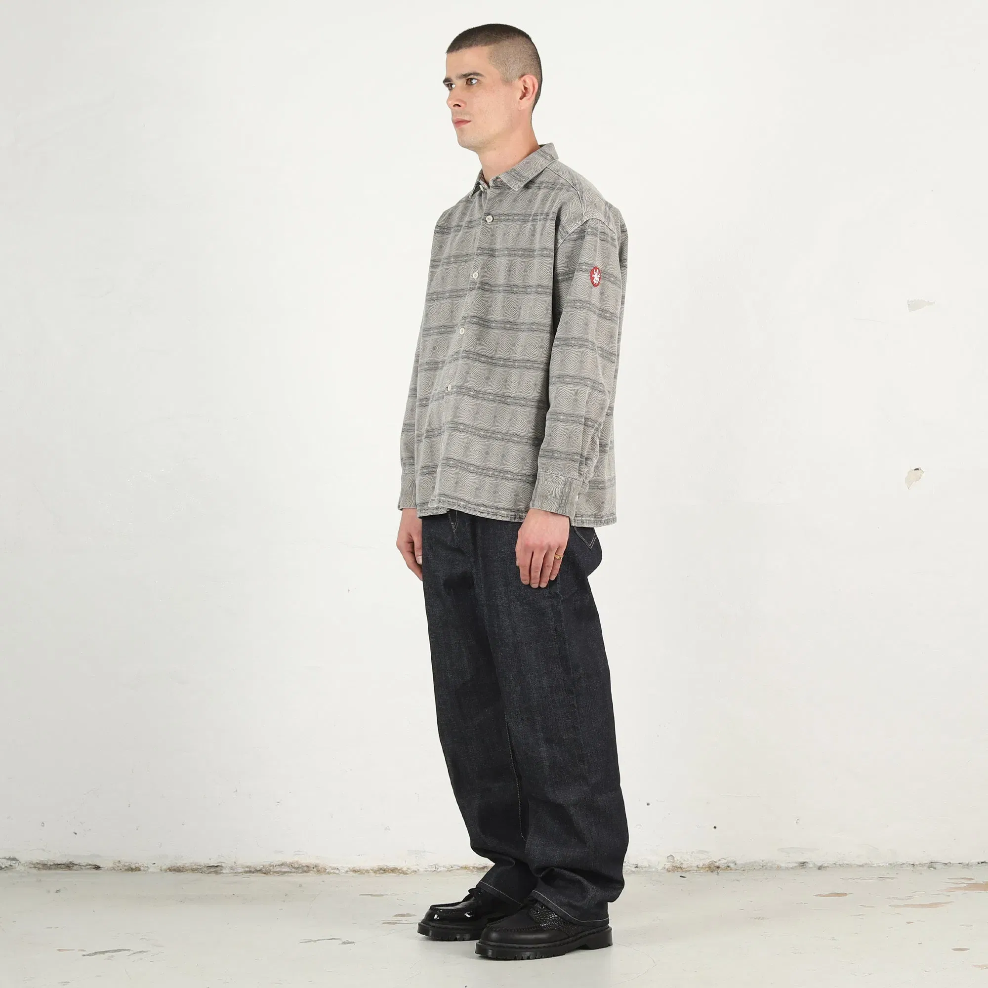 Cav Empt Overdye FK Pattern Shirt - Beige