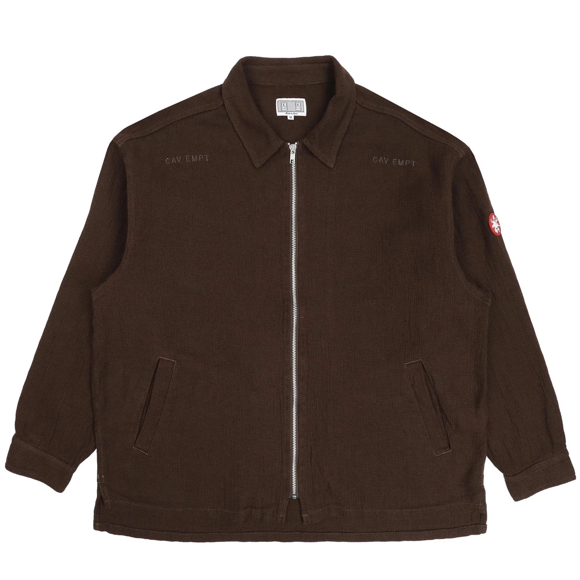 Cav Empt Welt Pockets Zip Shirt Jacket - Charcoal