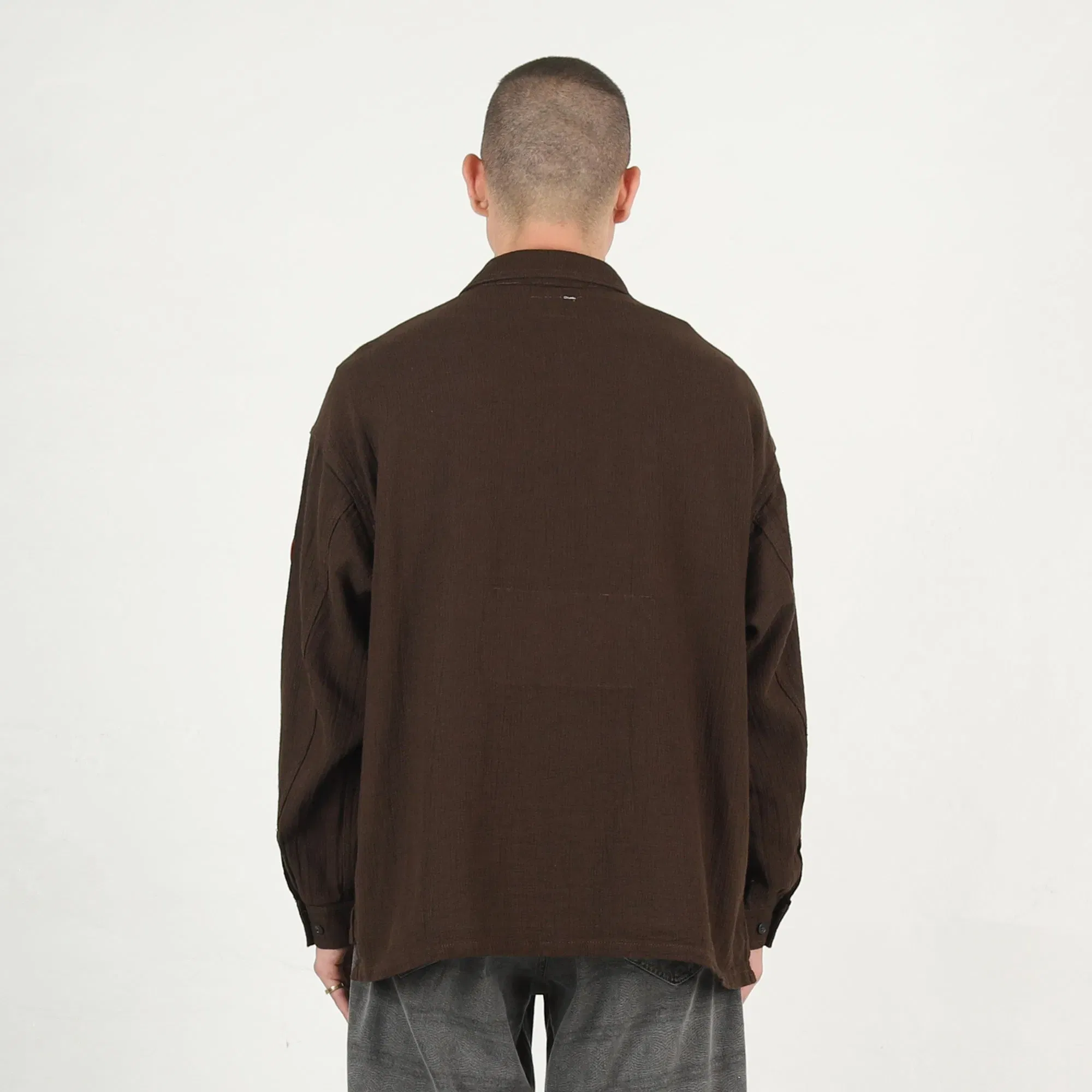 Cav Empt Welt Pockets Zip Shirt Jacket - Charcoal
