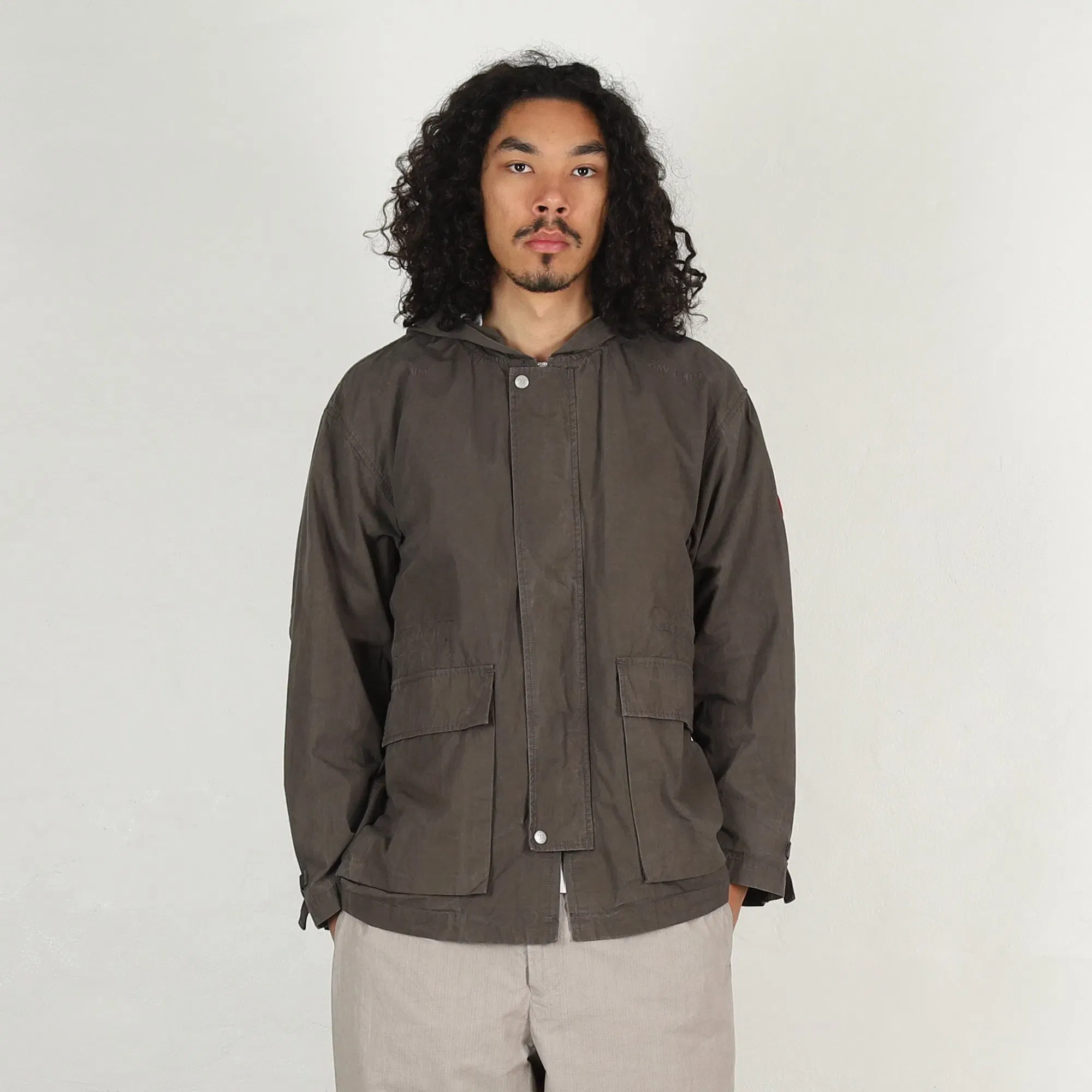 Cav Empt Cotton Hood Jacket - Charcoal