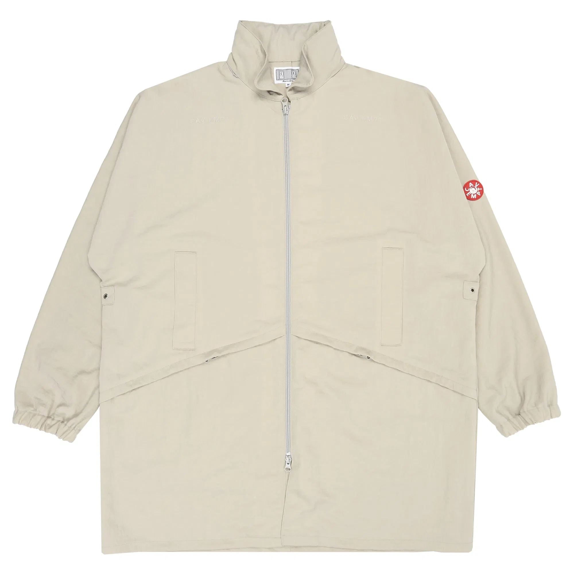 Cav Empt Solid Nylon Wing Coat - Grey