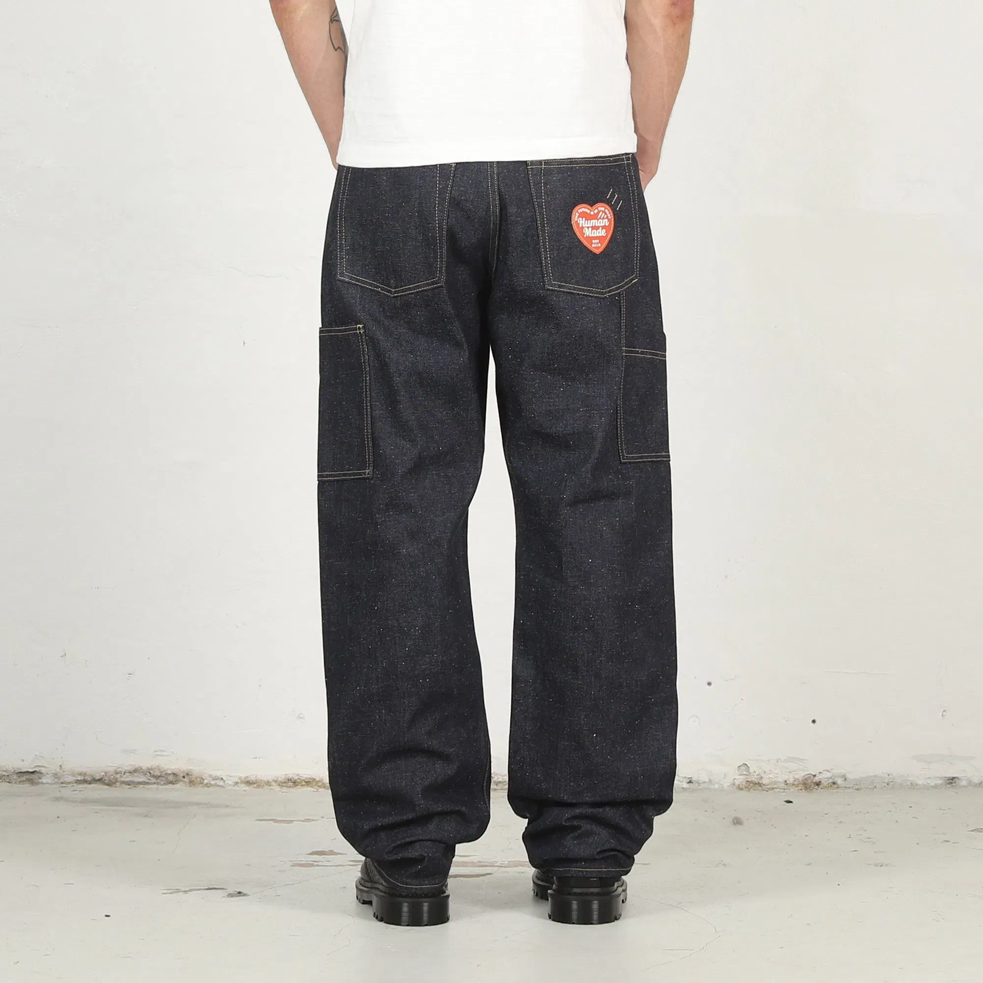 Human Made Straight Denim Pants Past - Indigo