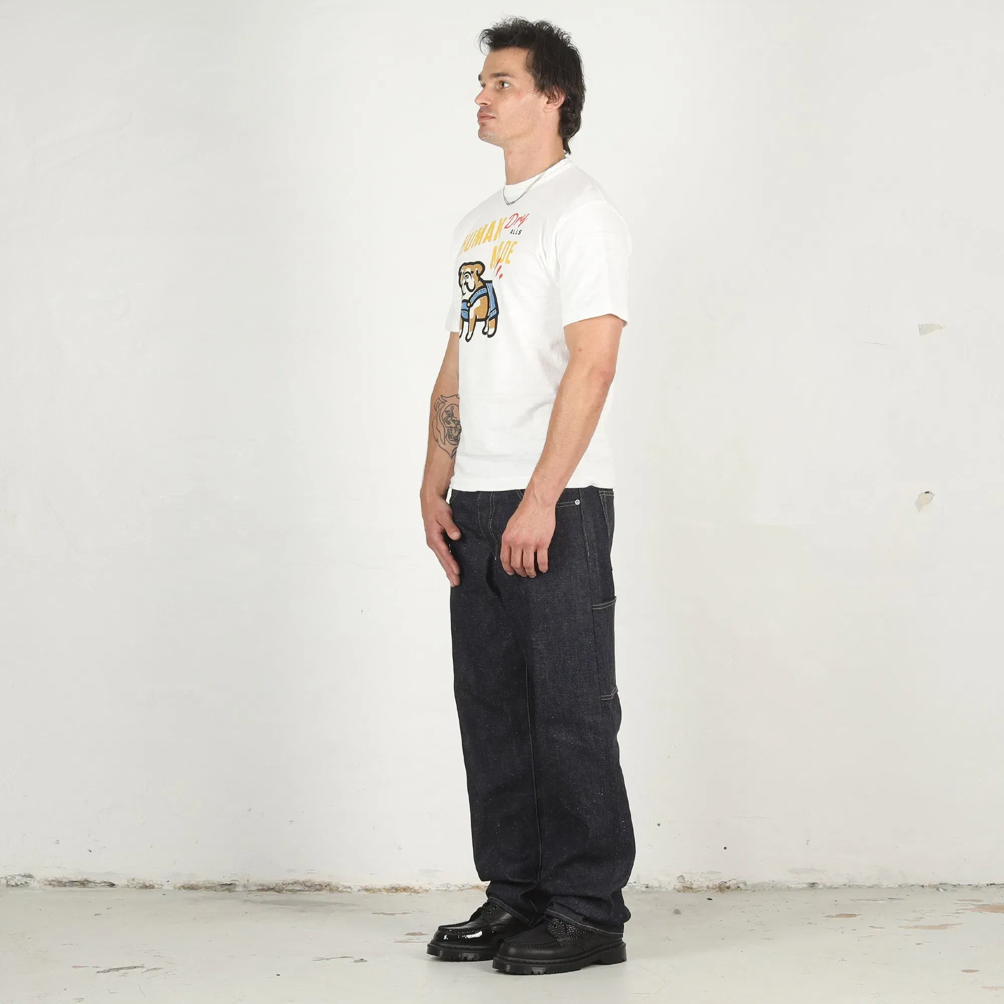 Human Made Straight Denim Pants Past - Indigo