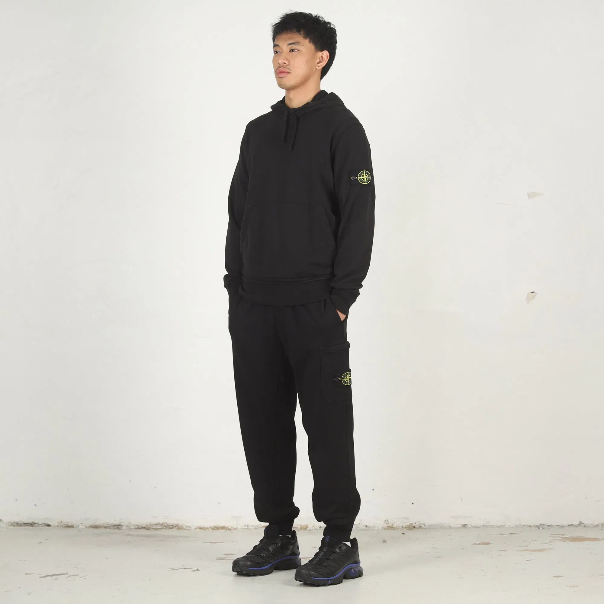 Stone Island 6100062 Hoodie - Black