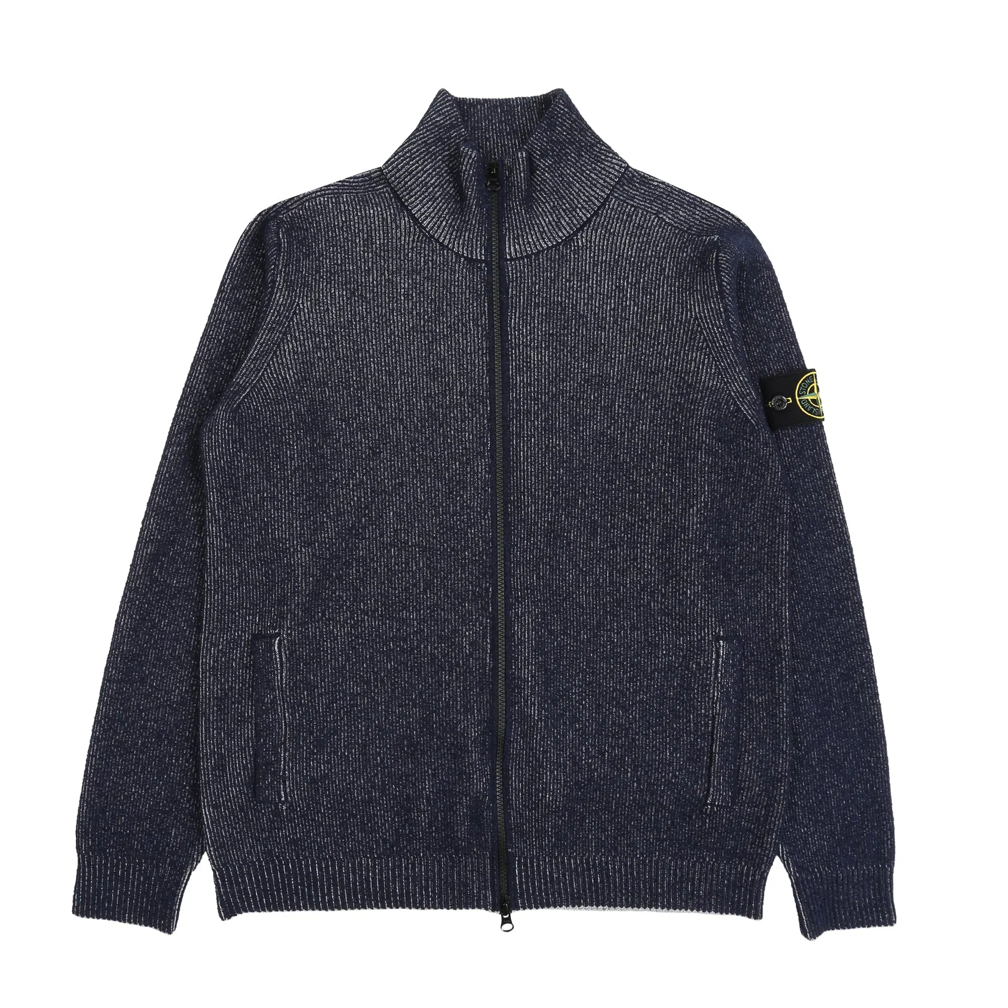 Stone Island 5100034 Cardigan - Bleu Melange