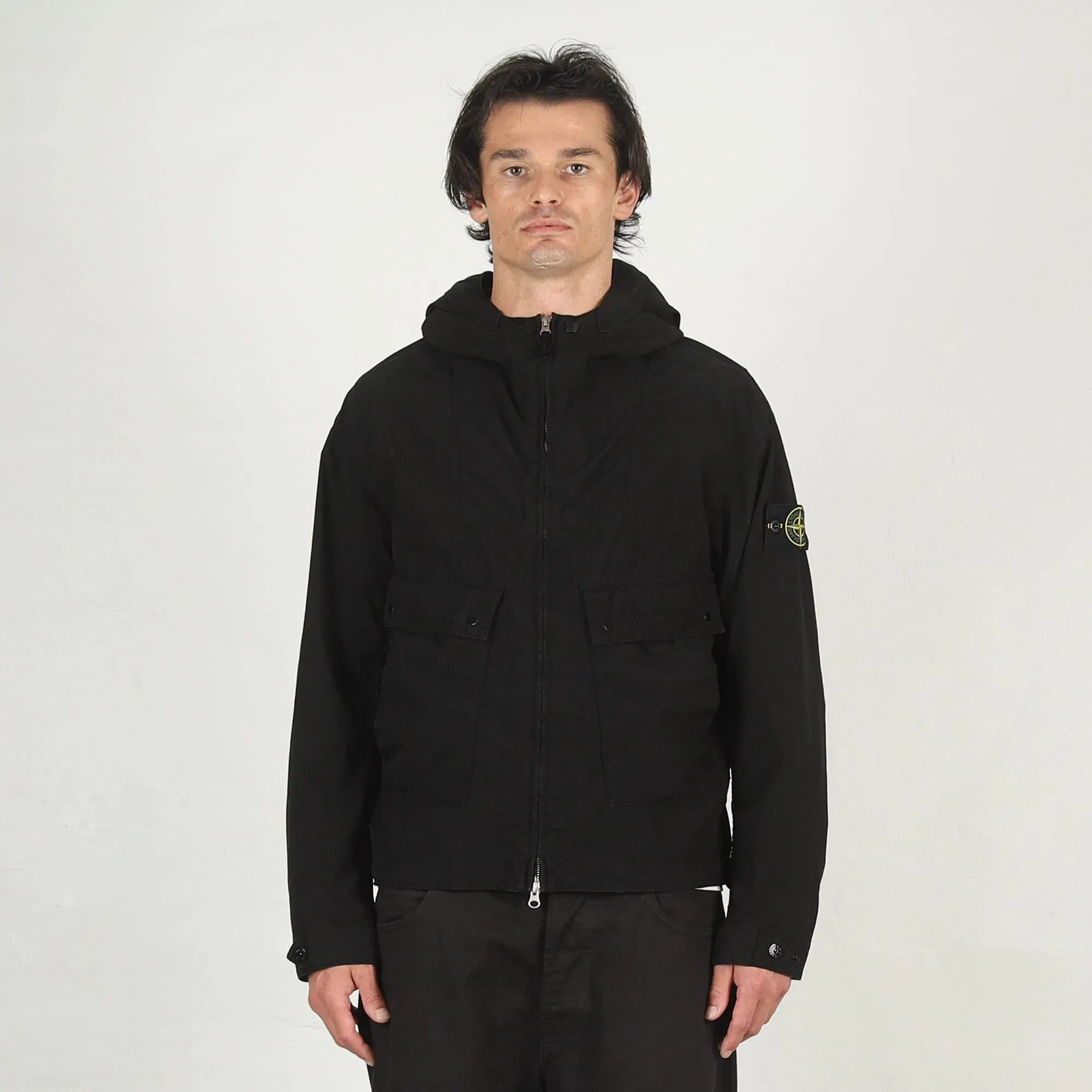 Stone Island 4100052 Short Parka - Black