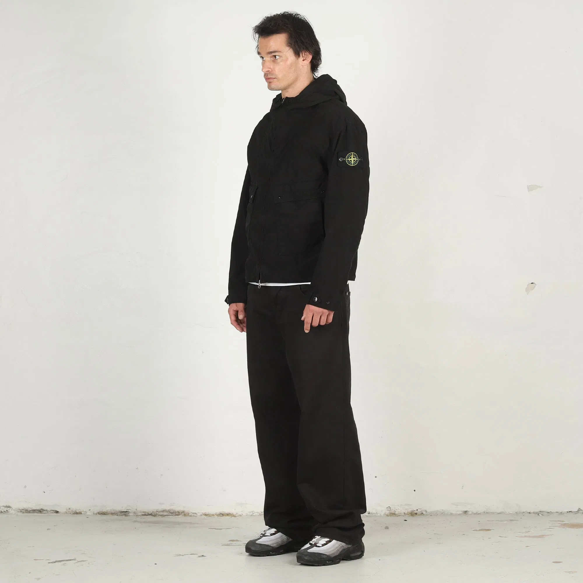 Stone Island 4100052 Short Parka - Black