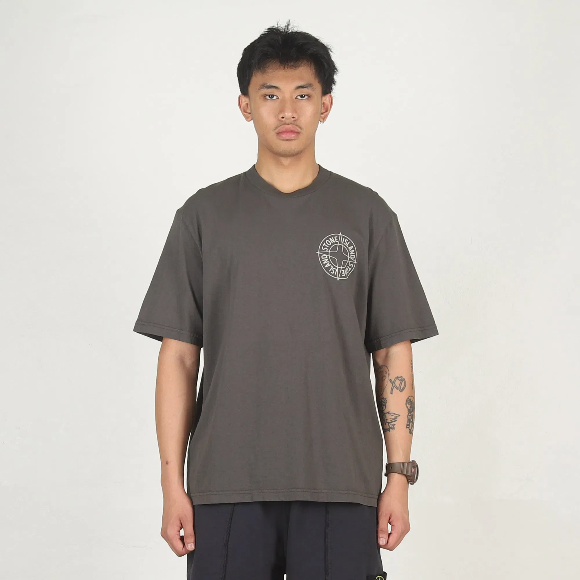 Stone Island 2100001 SS T-Shirt - Charcoal