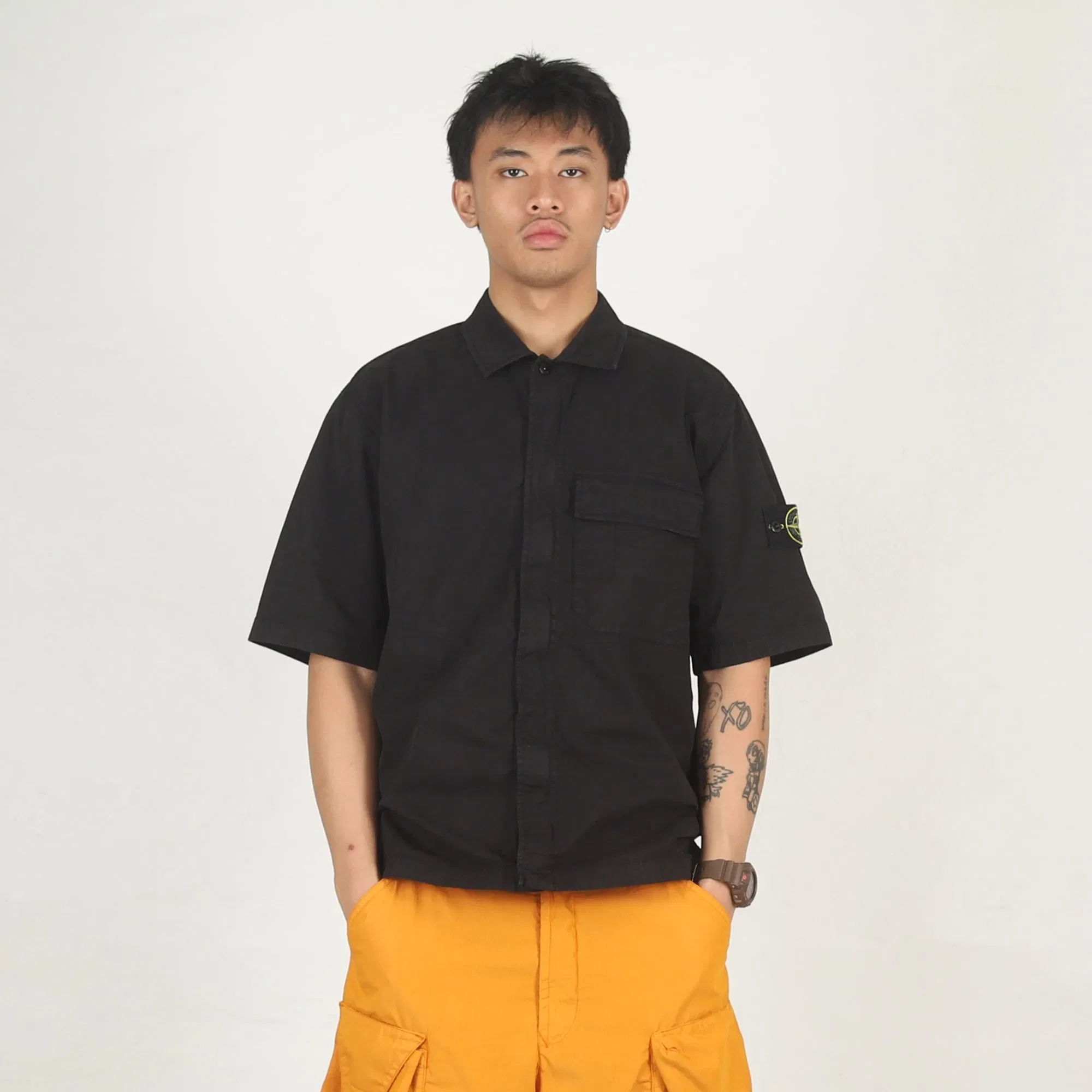 Stone Island 1100025 Shirt - Black