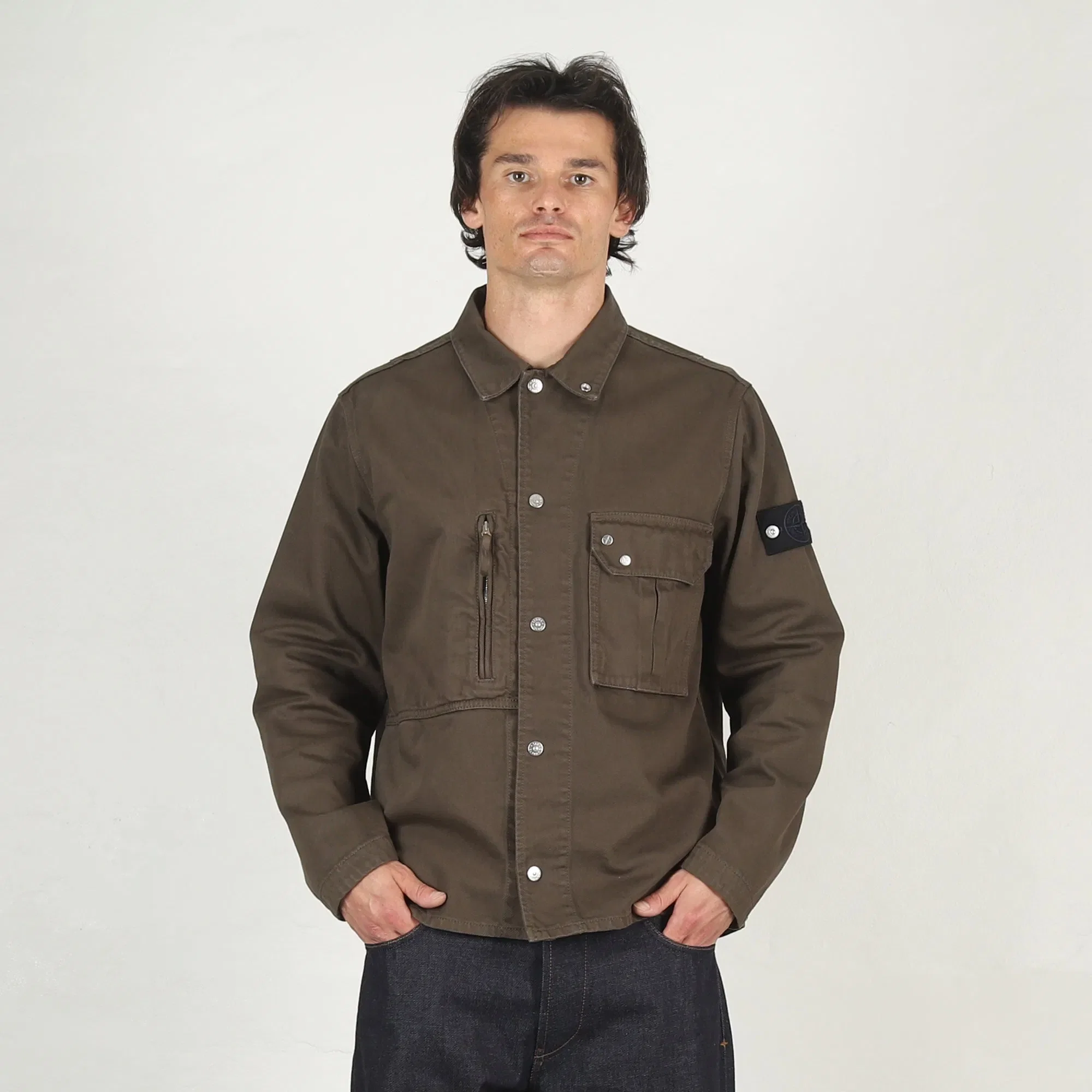 Stone Island 1200001 Shirt - Shadow Brown