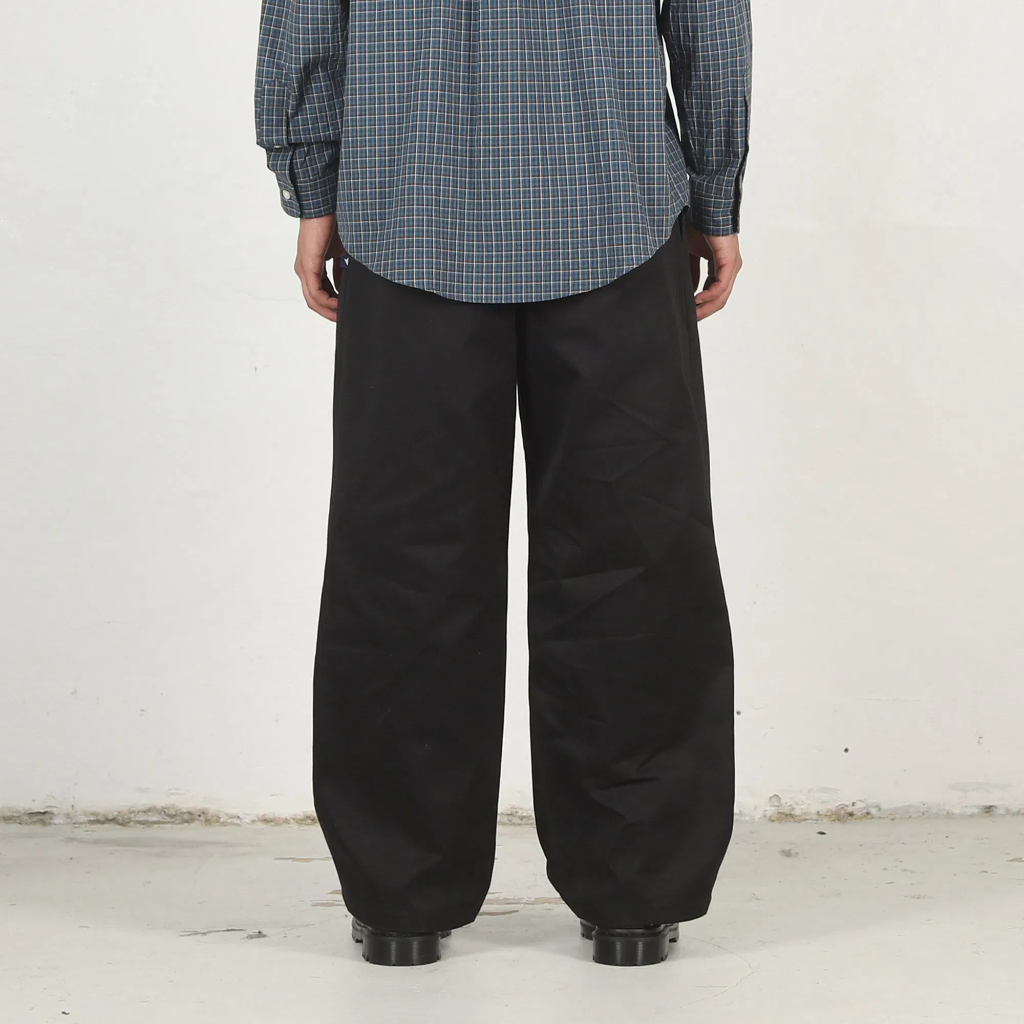 Descendant SF Twill Wide Trousers - Black
