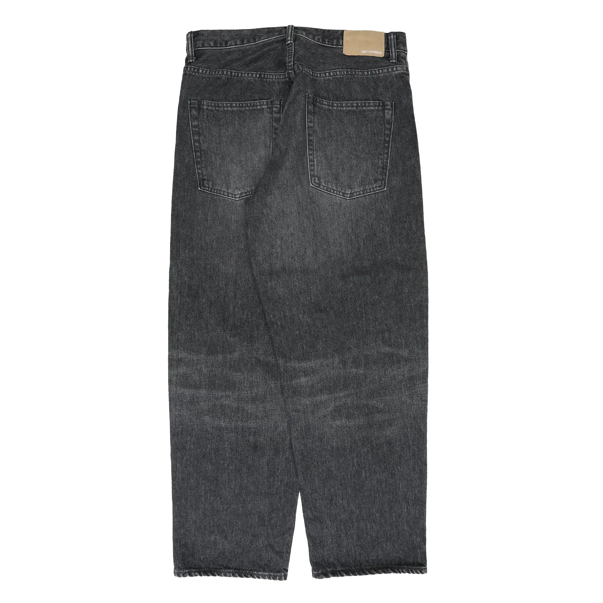 Descendant 1995 Denim Trousers Baggy - Black