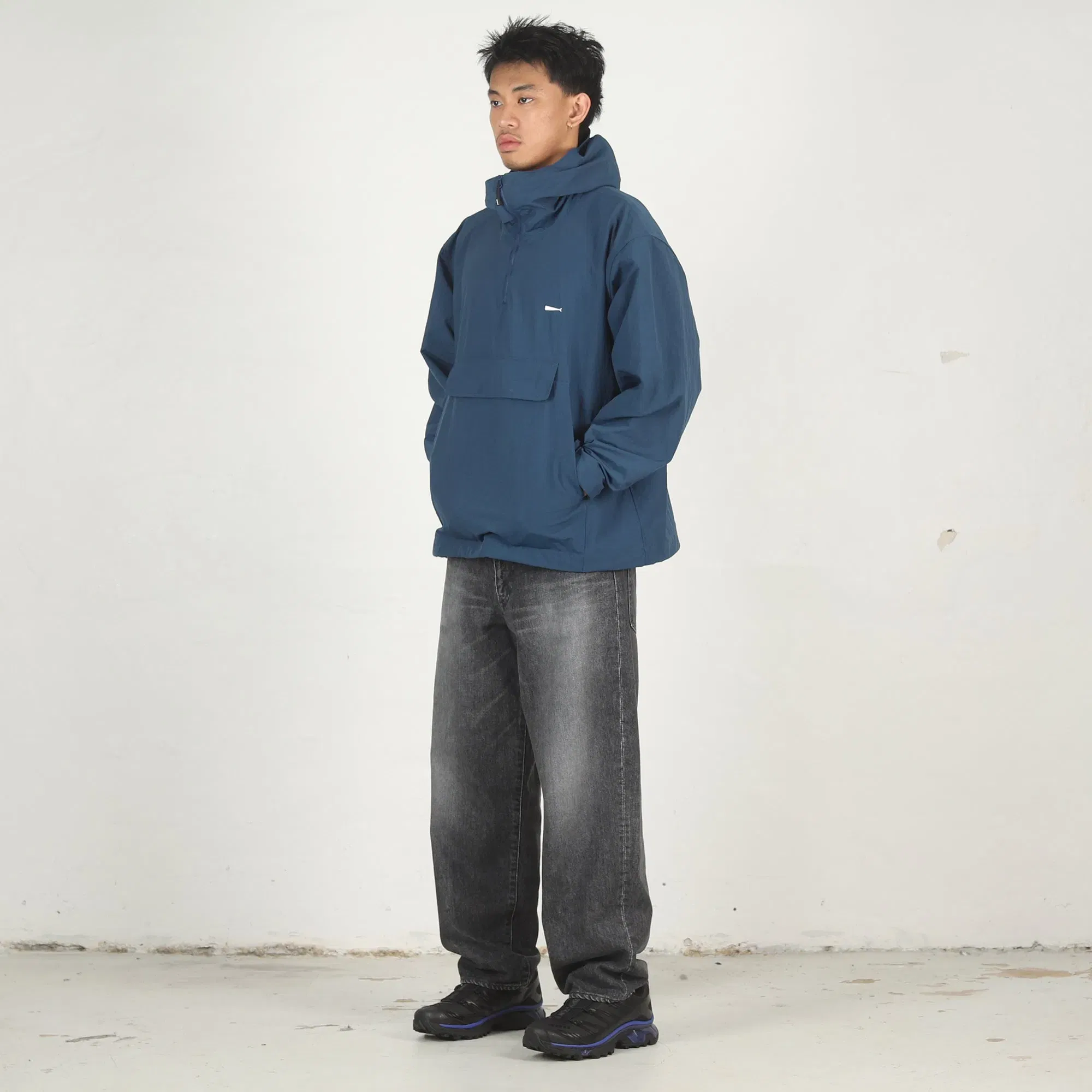 Descendant 1995 Denim Trousers Baggy - Black