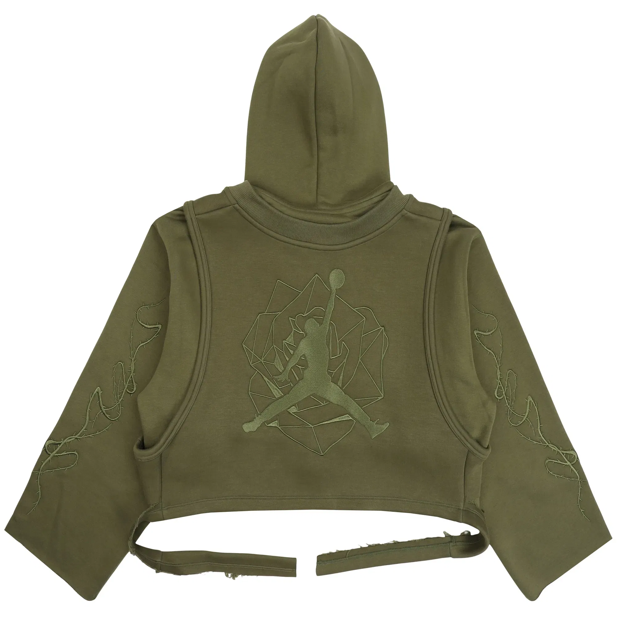 Air Jordan W' Air Jordan x Teyana Taylor Hoodie - Rough Green
