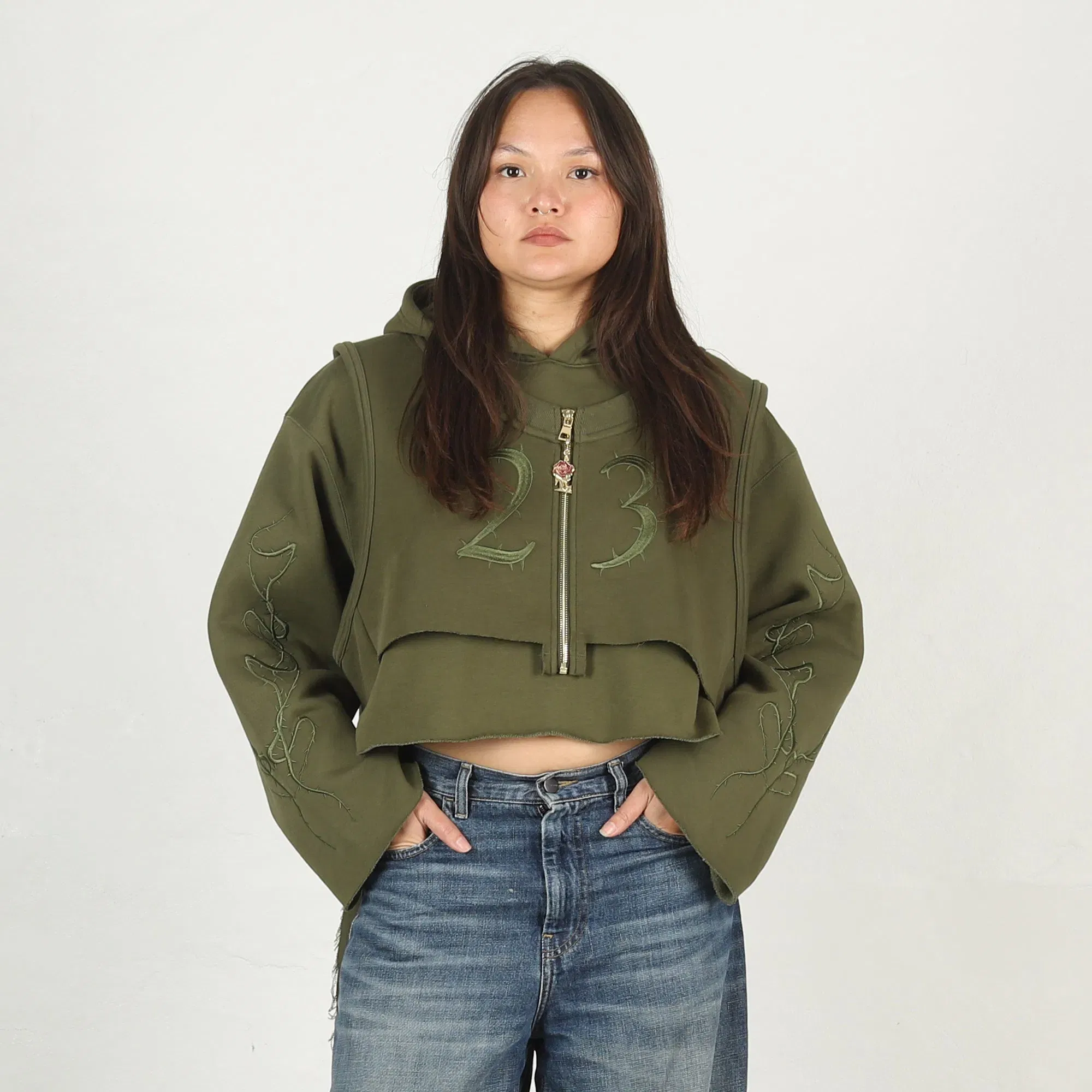 Air Jordan W' Air Jordan x Teyana Taylor Hoodie - Rough Green