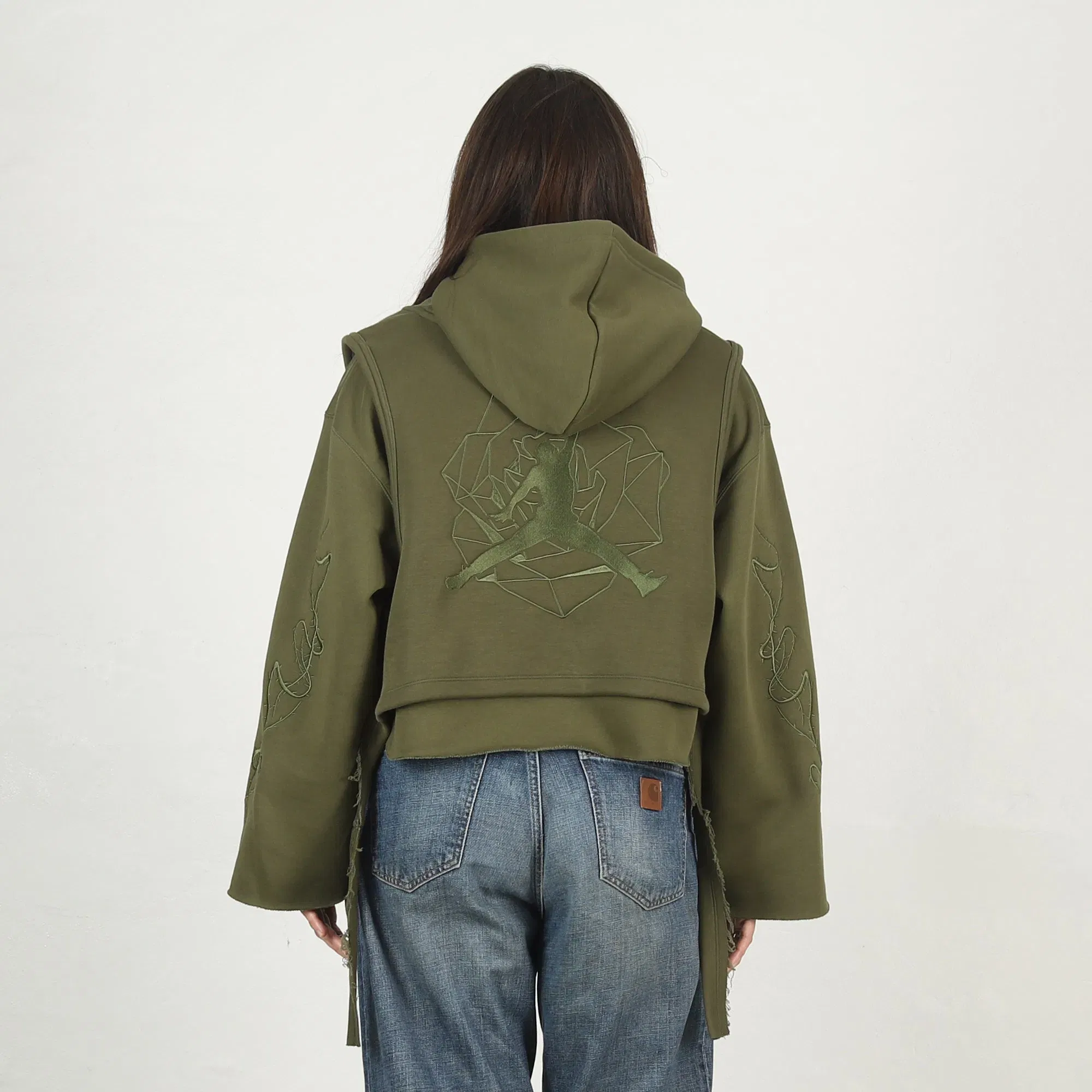 Air Jordan W' Air Jordan x Teyana Taylor Hoodie - Rough Green
