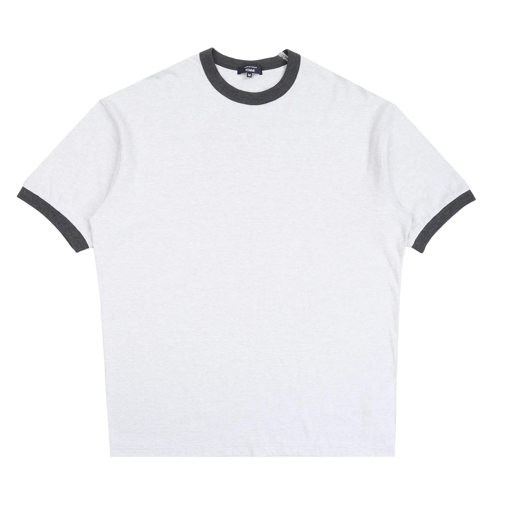CDG HOMME Cotton Jersey T-Shirt - Light Grey