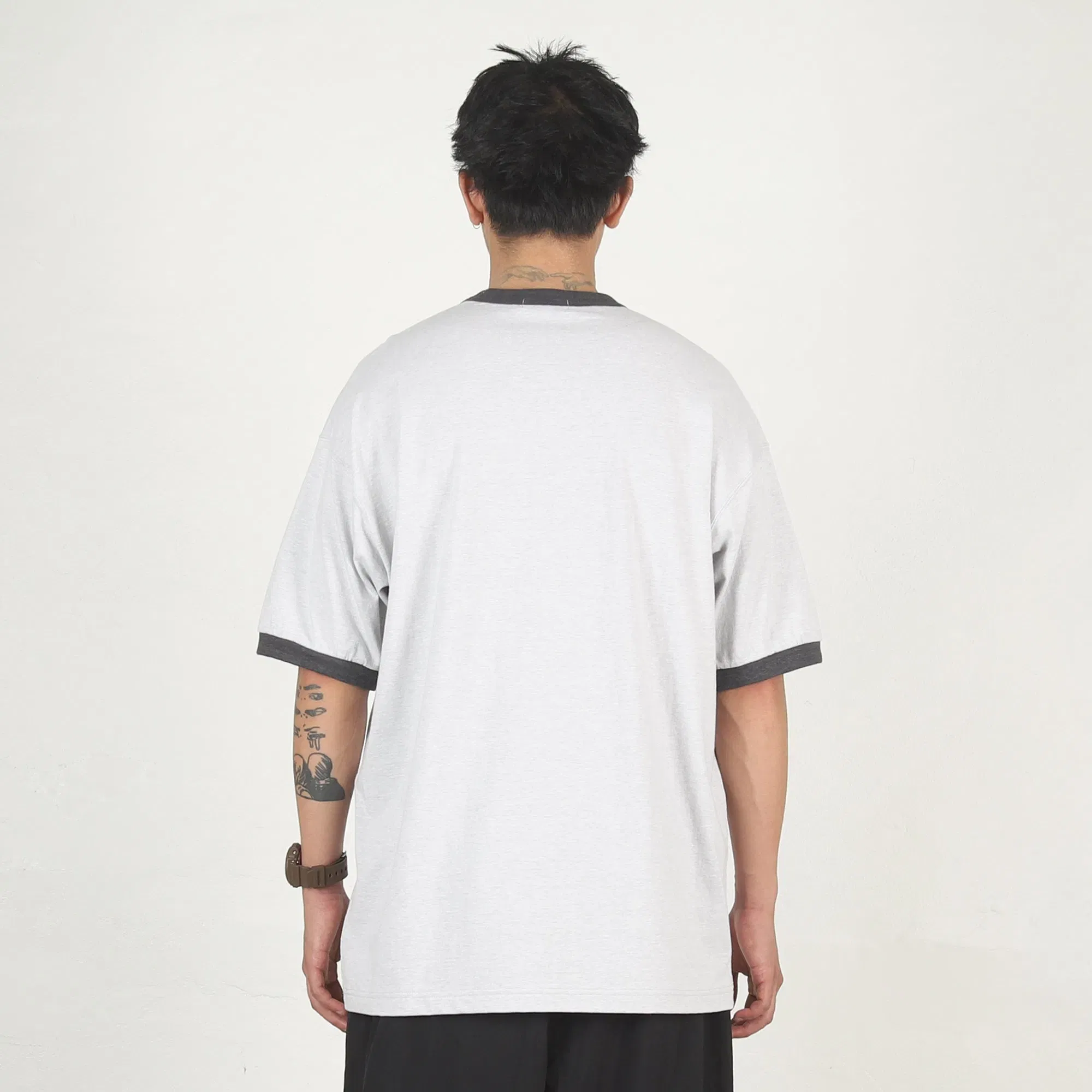 CDG HOMME Cotton Jersey T-Shirt - Light Grey