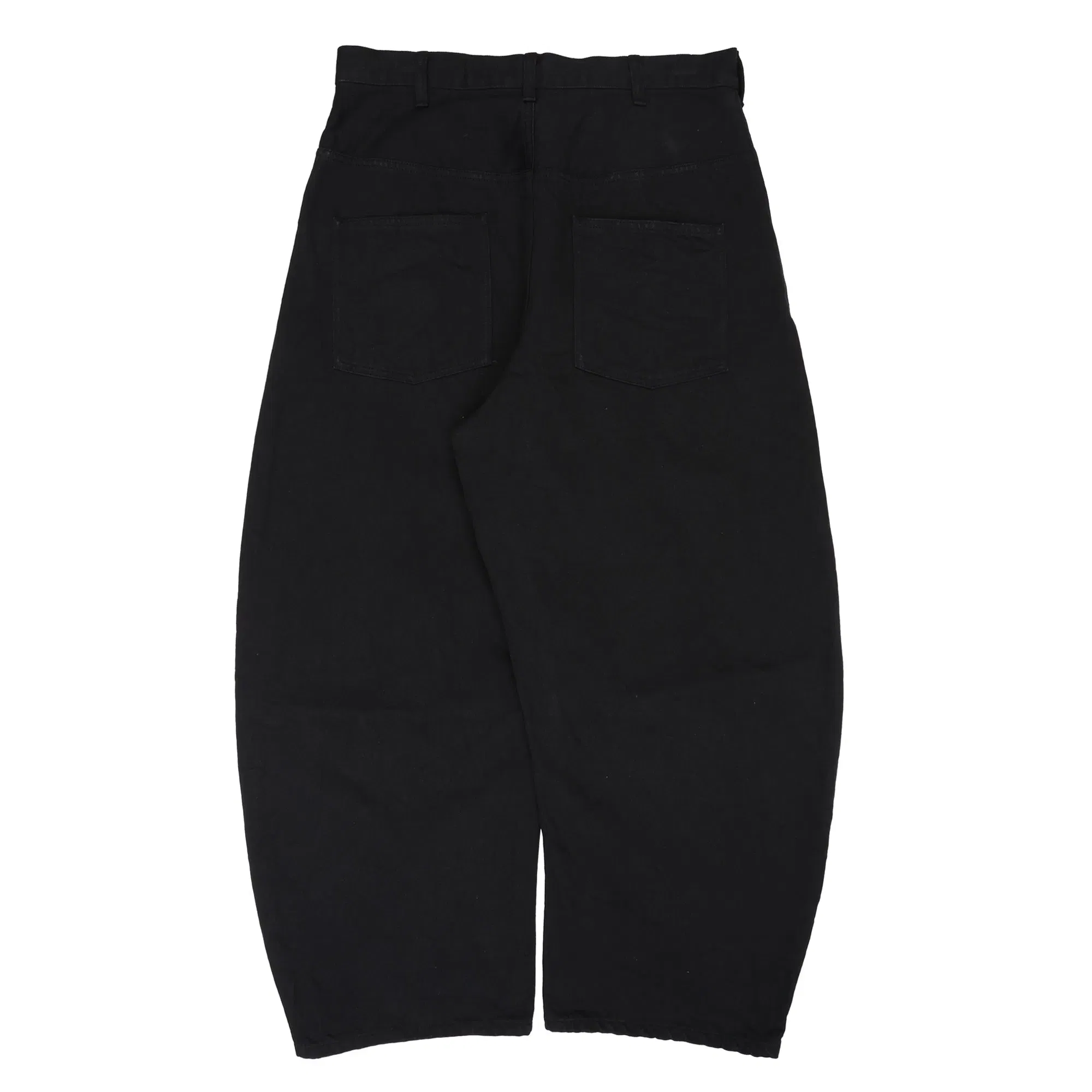 CDG HOMME Denim Garment Washed Pants - Black