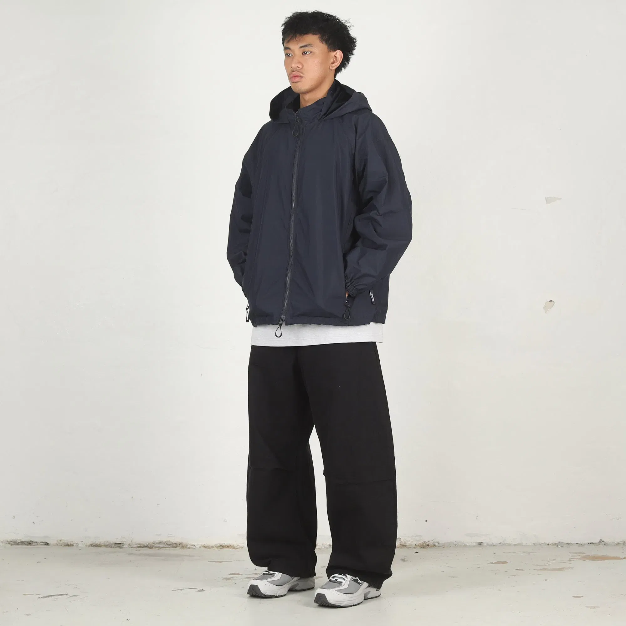 CDG HOMME Denim Garment Washed Pants - Black