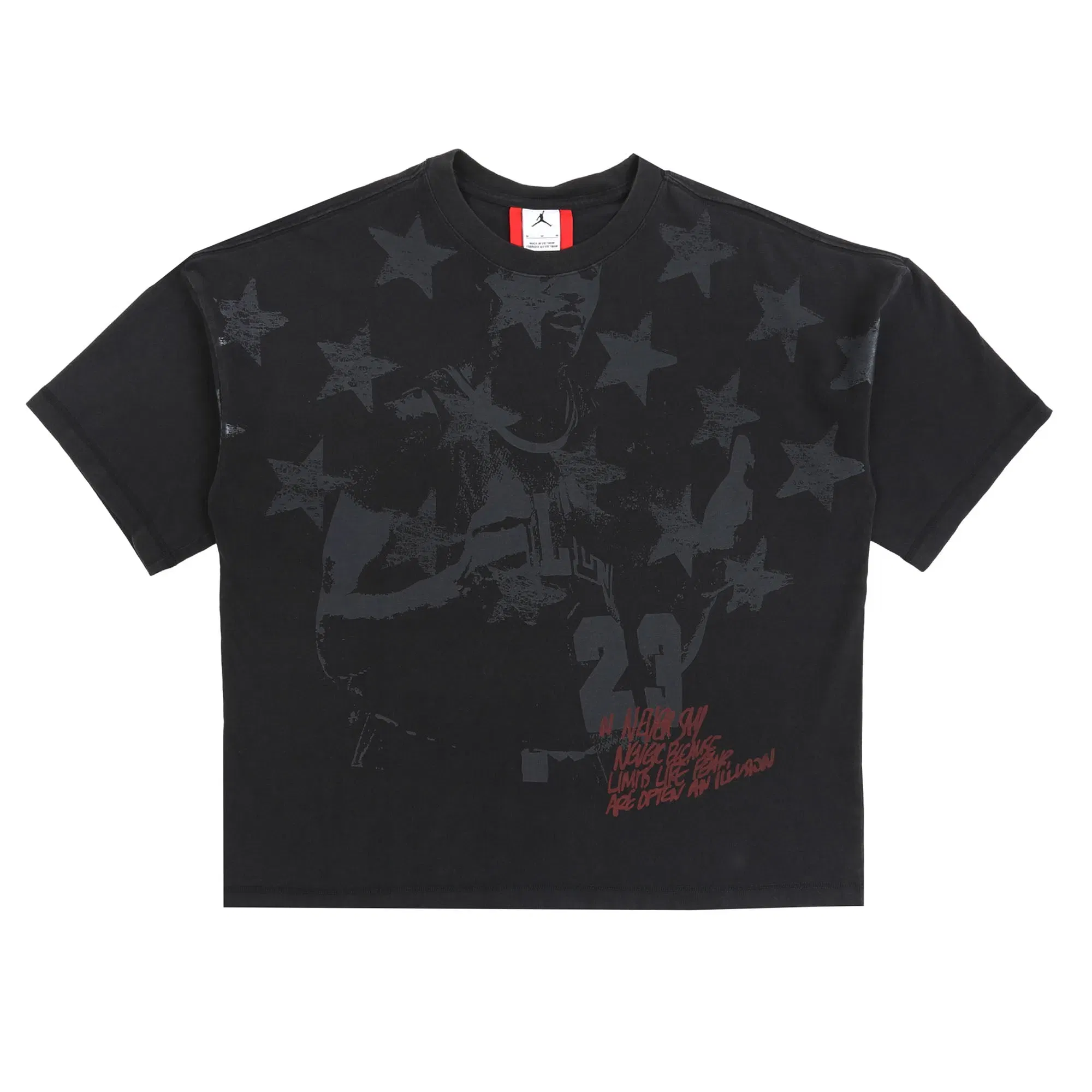 Air Jordan IH MJ Star SS T-Shirt - Black