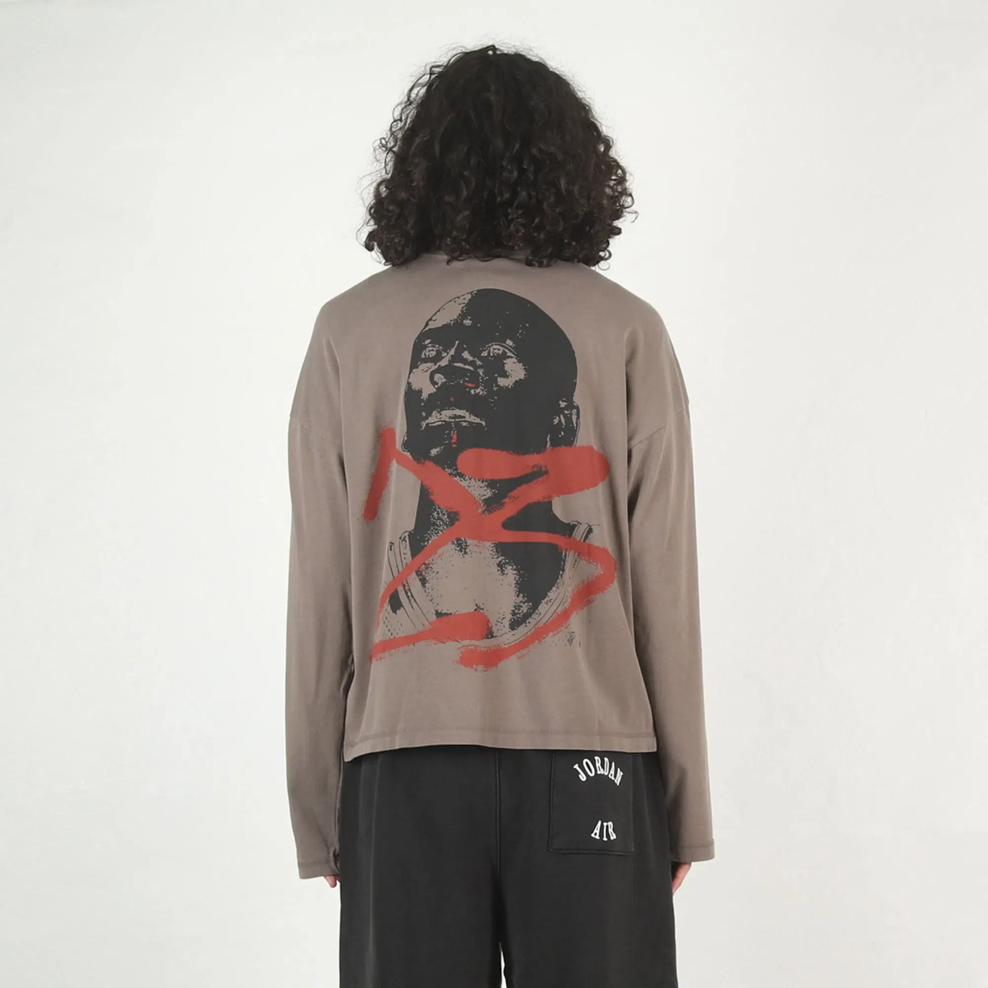 Air Jordan IH Jumpman LS T-Shirt - Cave Stone