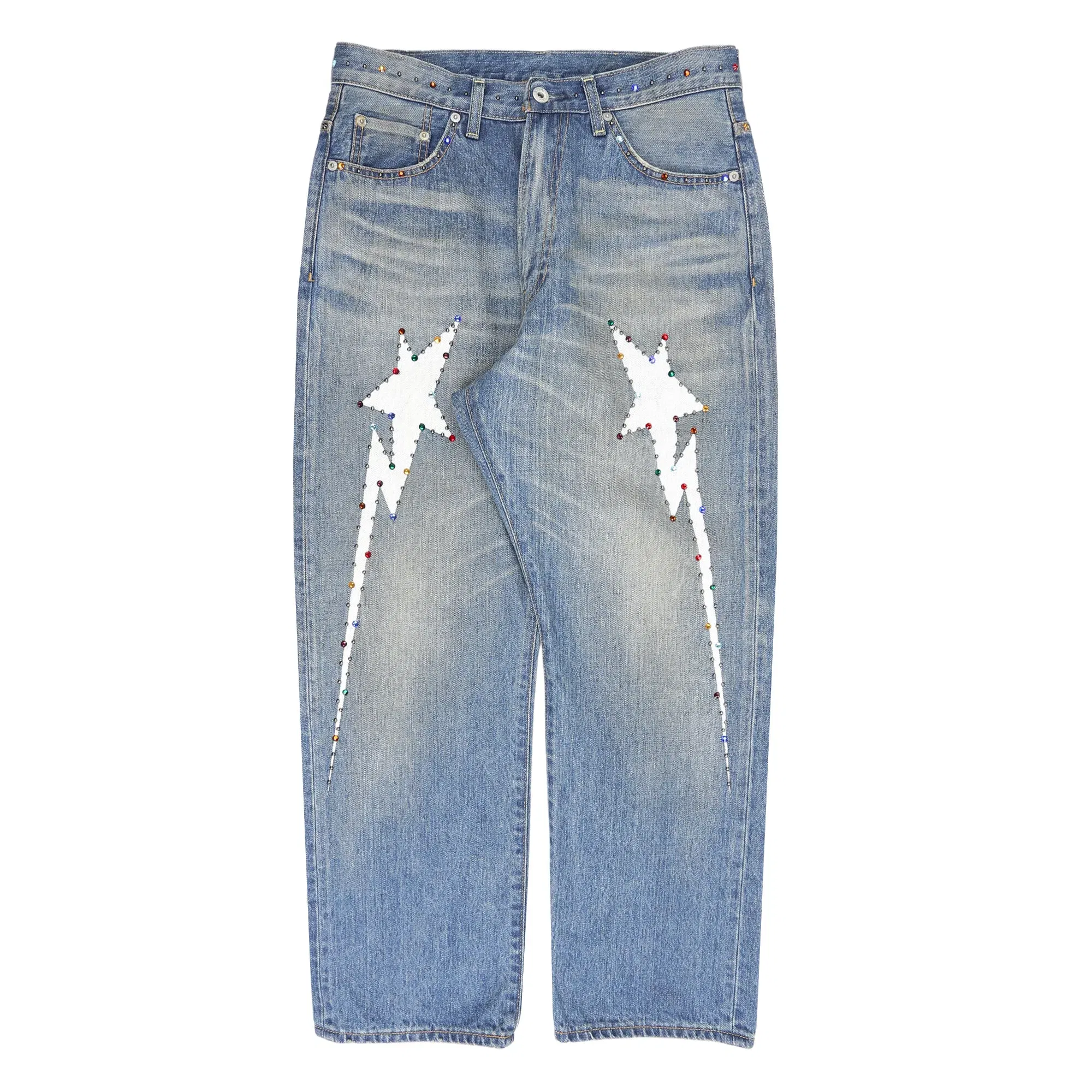 BAPE Color Stone 13 oz Denim Pants - Indigo