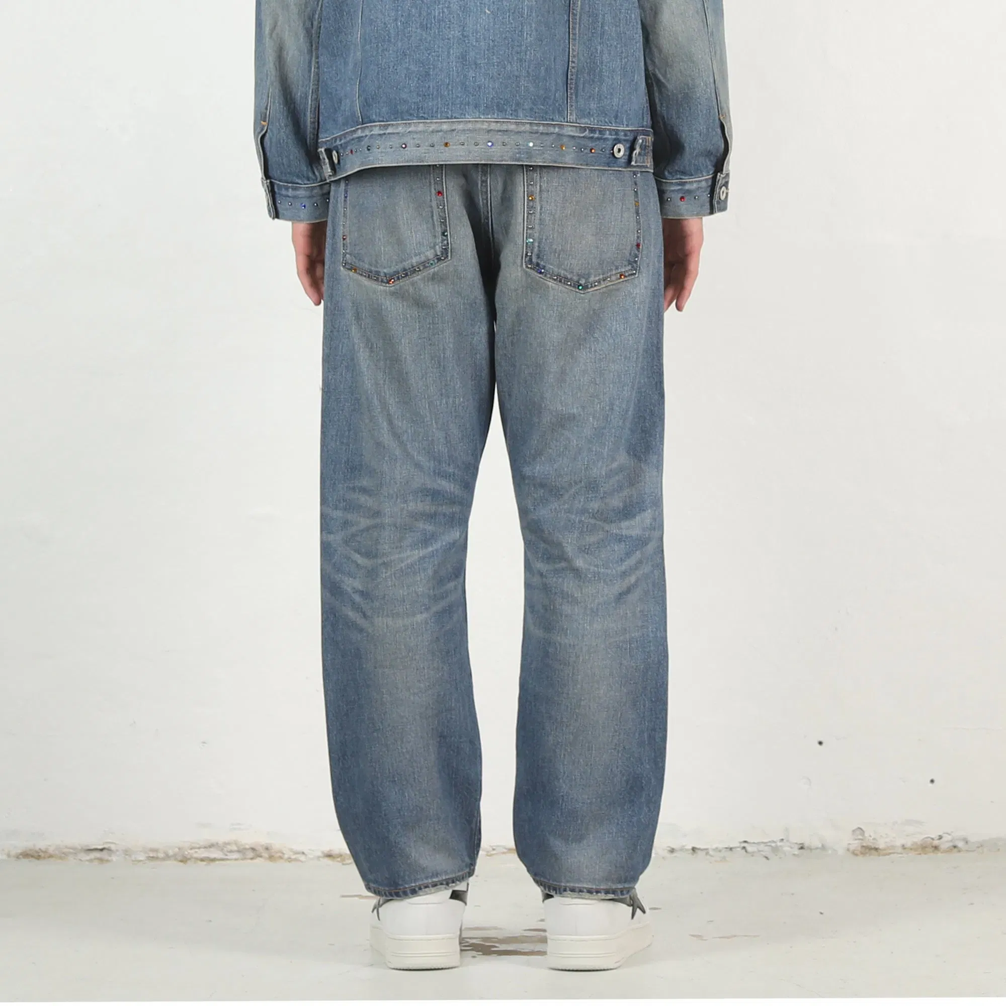 BAPE Color Stone 13 oz Denim Pants - Indigo