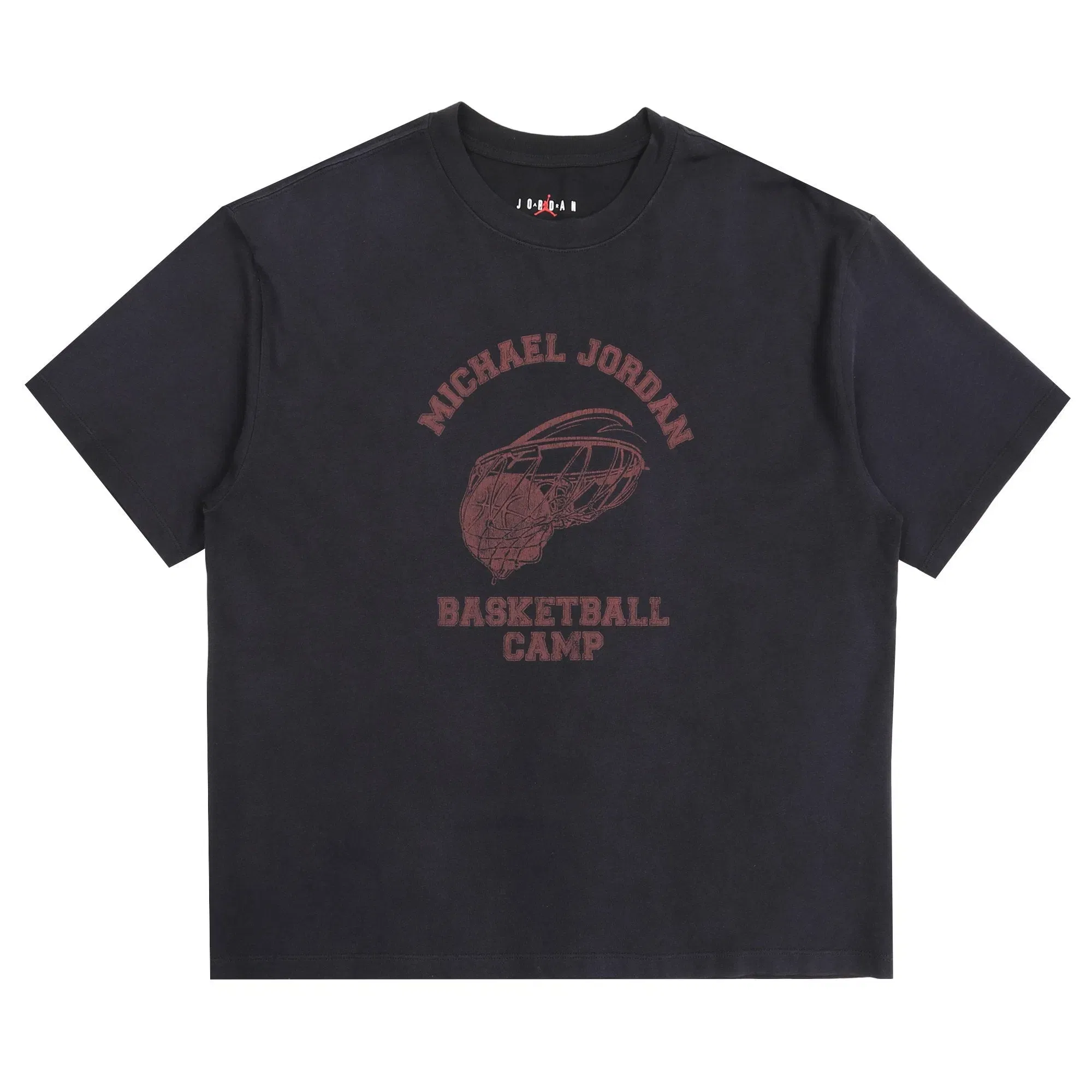 Air Jordan M J Camp SS Crop T-Shirt - Black