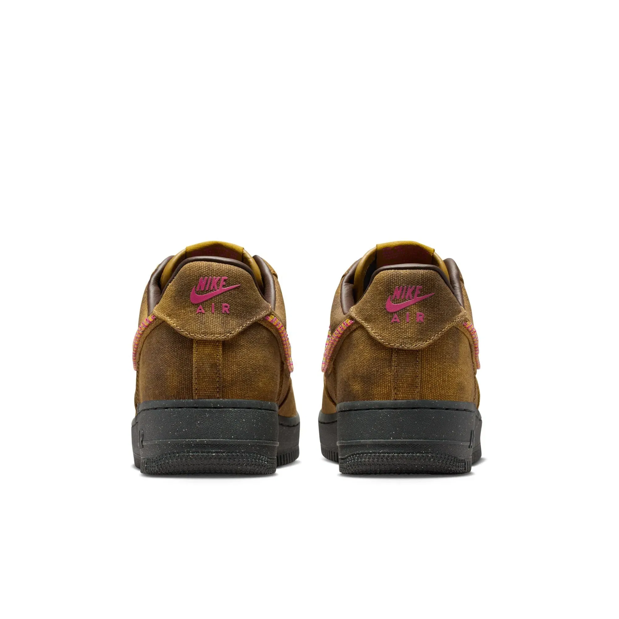 Nike Air Force 1 Boucle QS - Desert Moss/Fierce PInk