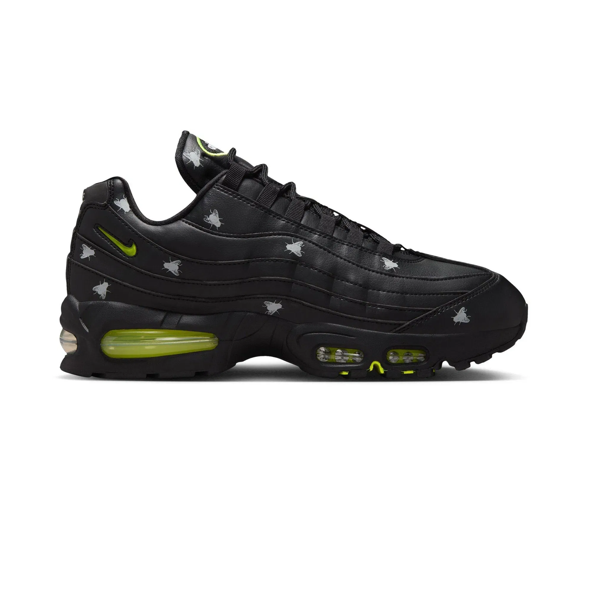 Nike Air Max 95 Premium 'Houseflies' - Black/Neon Yellow