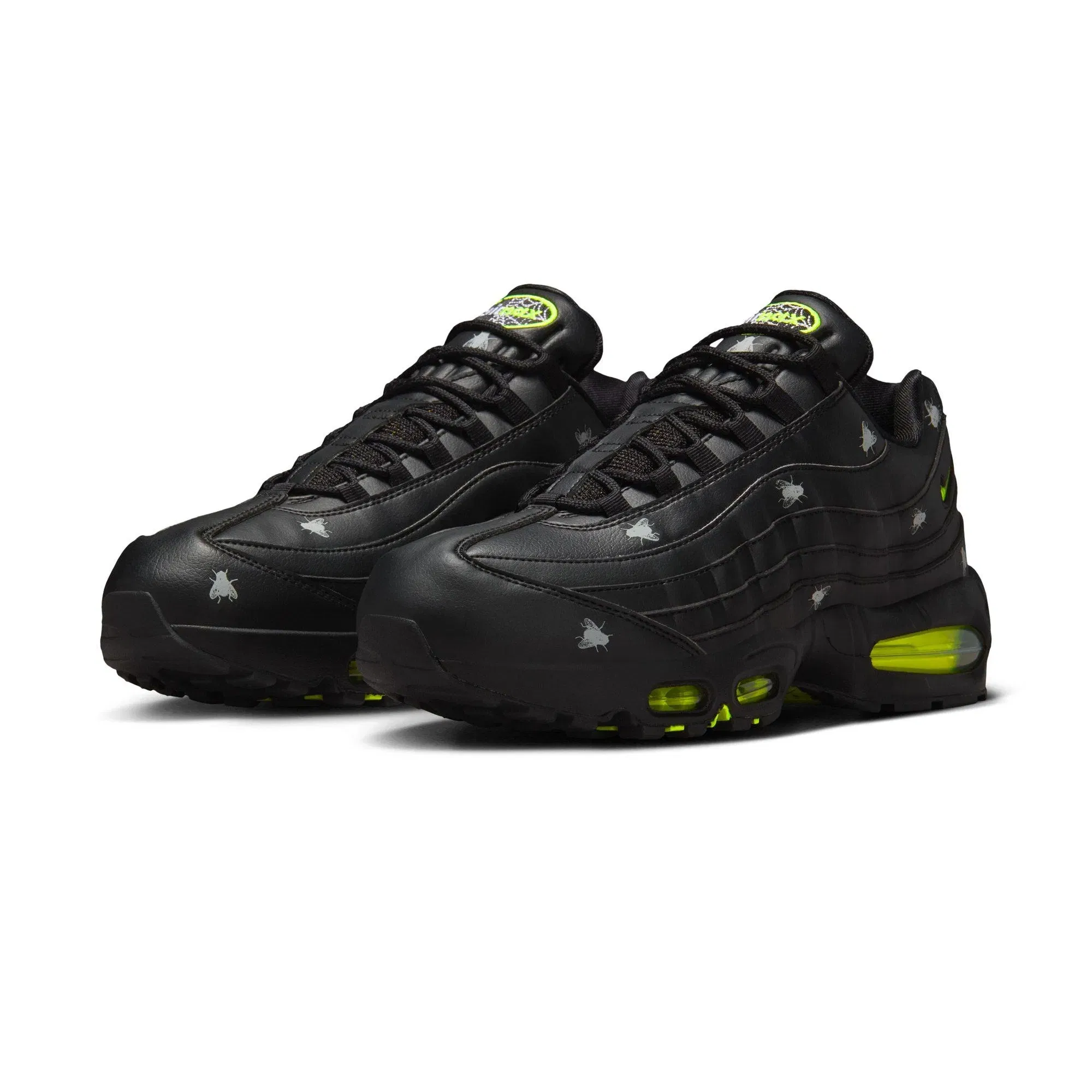 Nike Air Max 95 Premium 'Houseflies' - Black/Neon Yellow