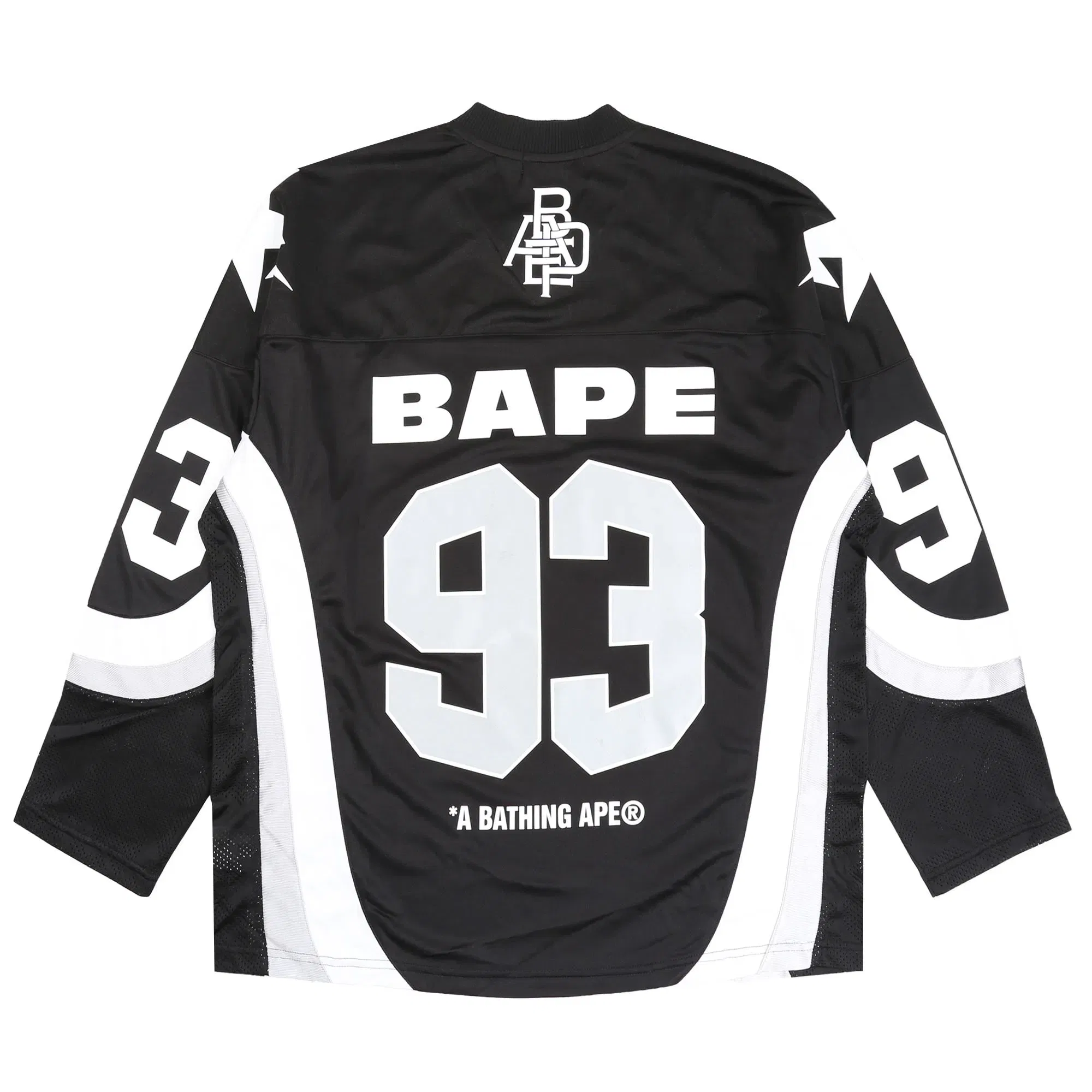 BAPE Line Camo Jacquard Ice Hockey Jersey - Black