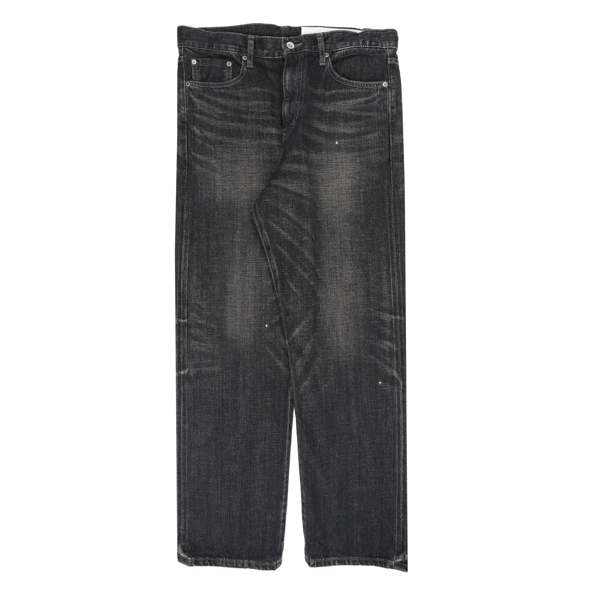 Neighborhood Washed Denim DP Basic Pants - Black