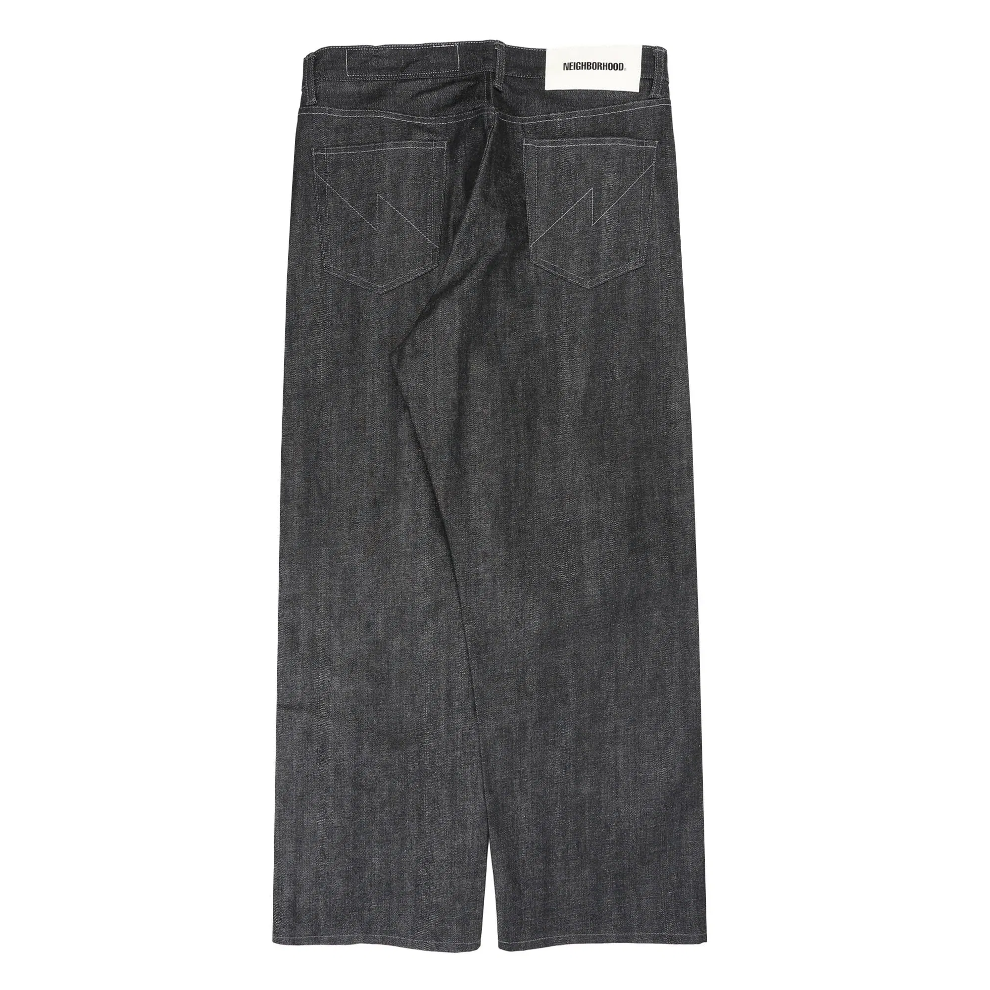 Neighborhood Rigid Denim DP Wide Pants - Black