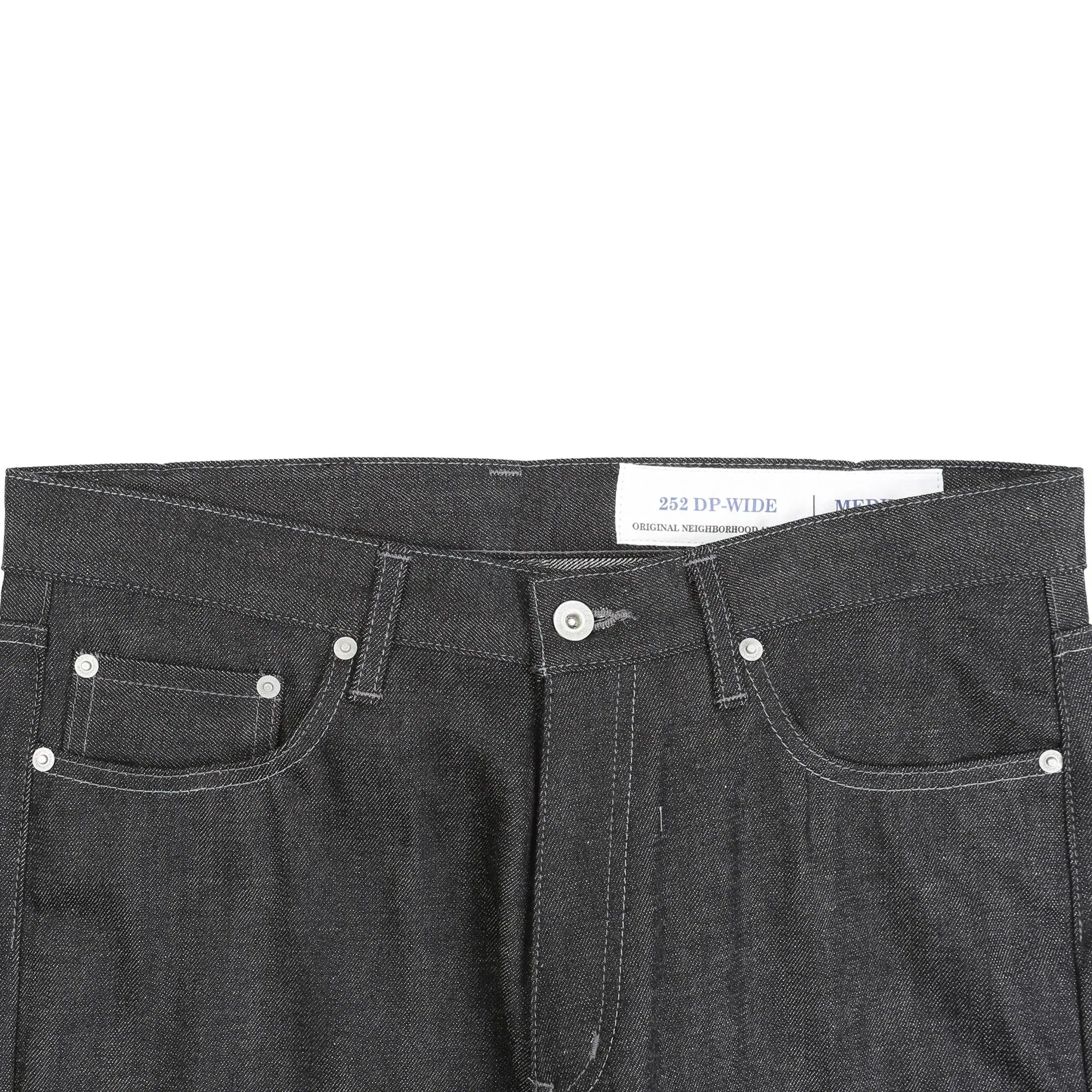 Neighborhood Rigid Denim DP Wide Pants - Black