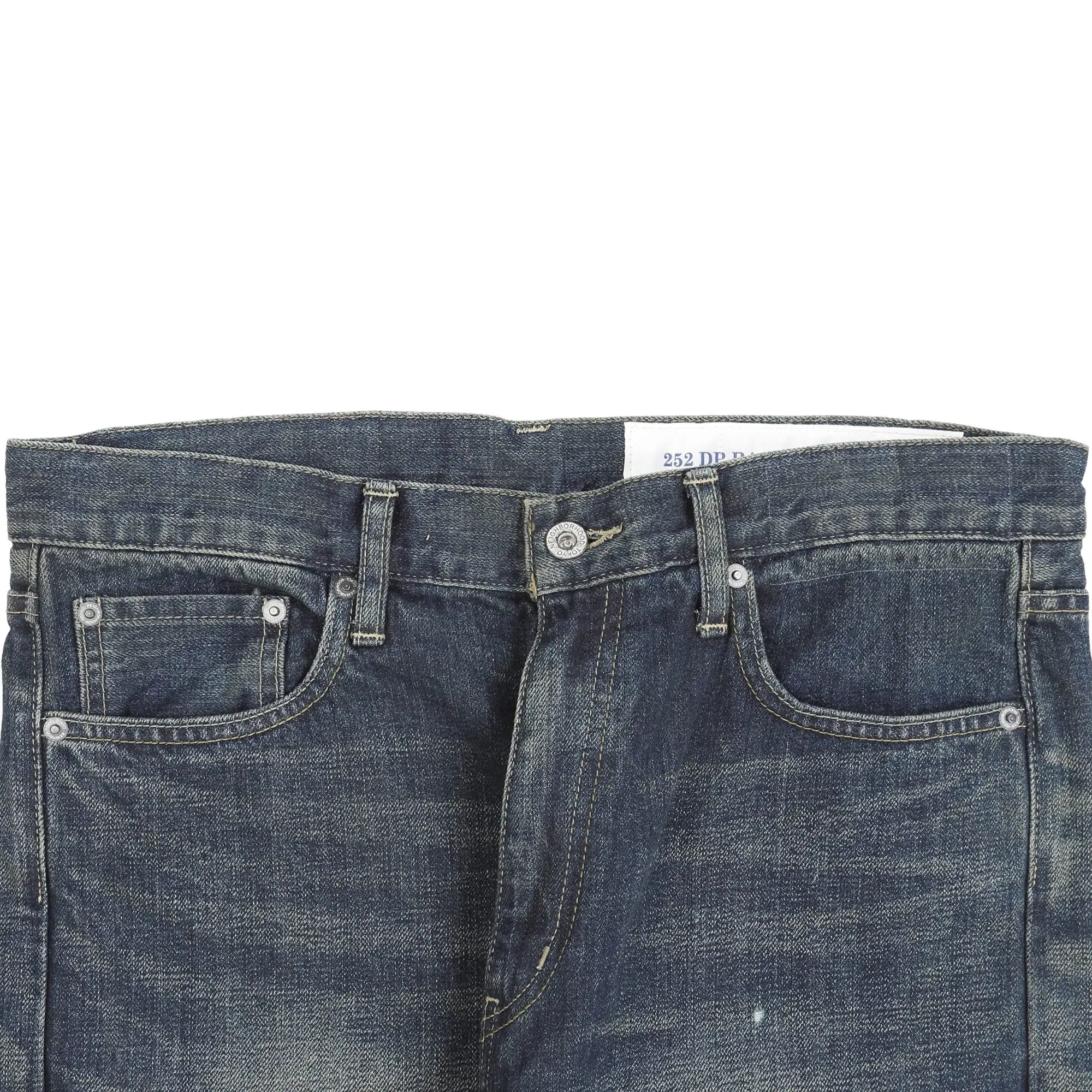 Neighborhood Washed Denim DP Basic Pants - Indigo