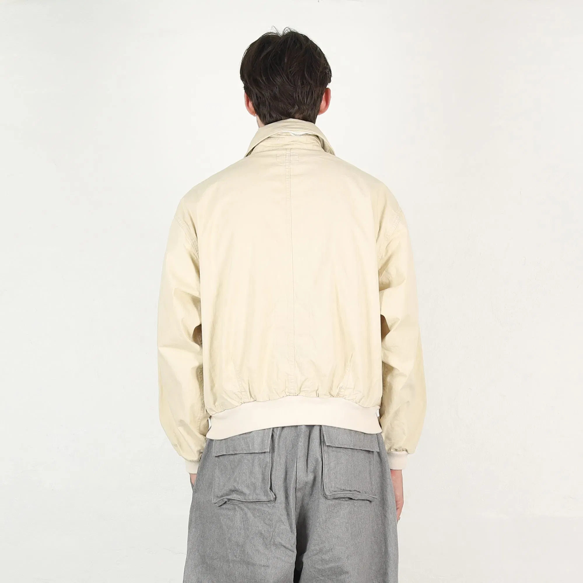 Cav Empt Washed Cotton Light Zip Jacket - Beige