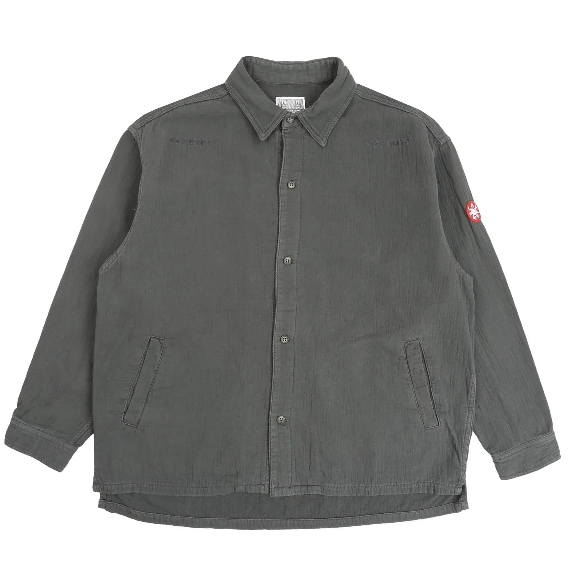 Cav Empt Welt Pockets Big Shirt - Charcoal