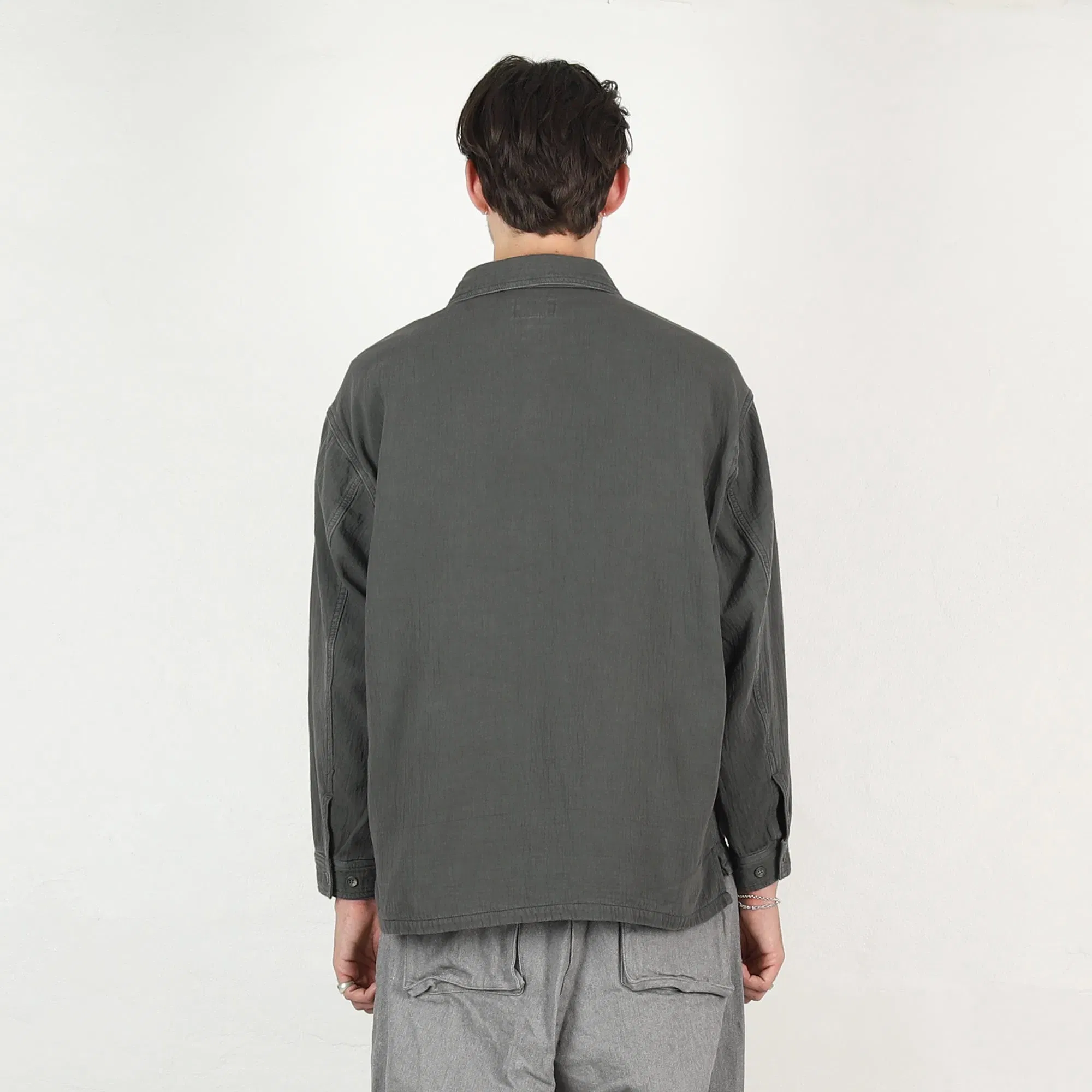 Cav Empt Welt Pockets Big Shirt - Charcoal