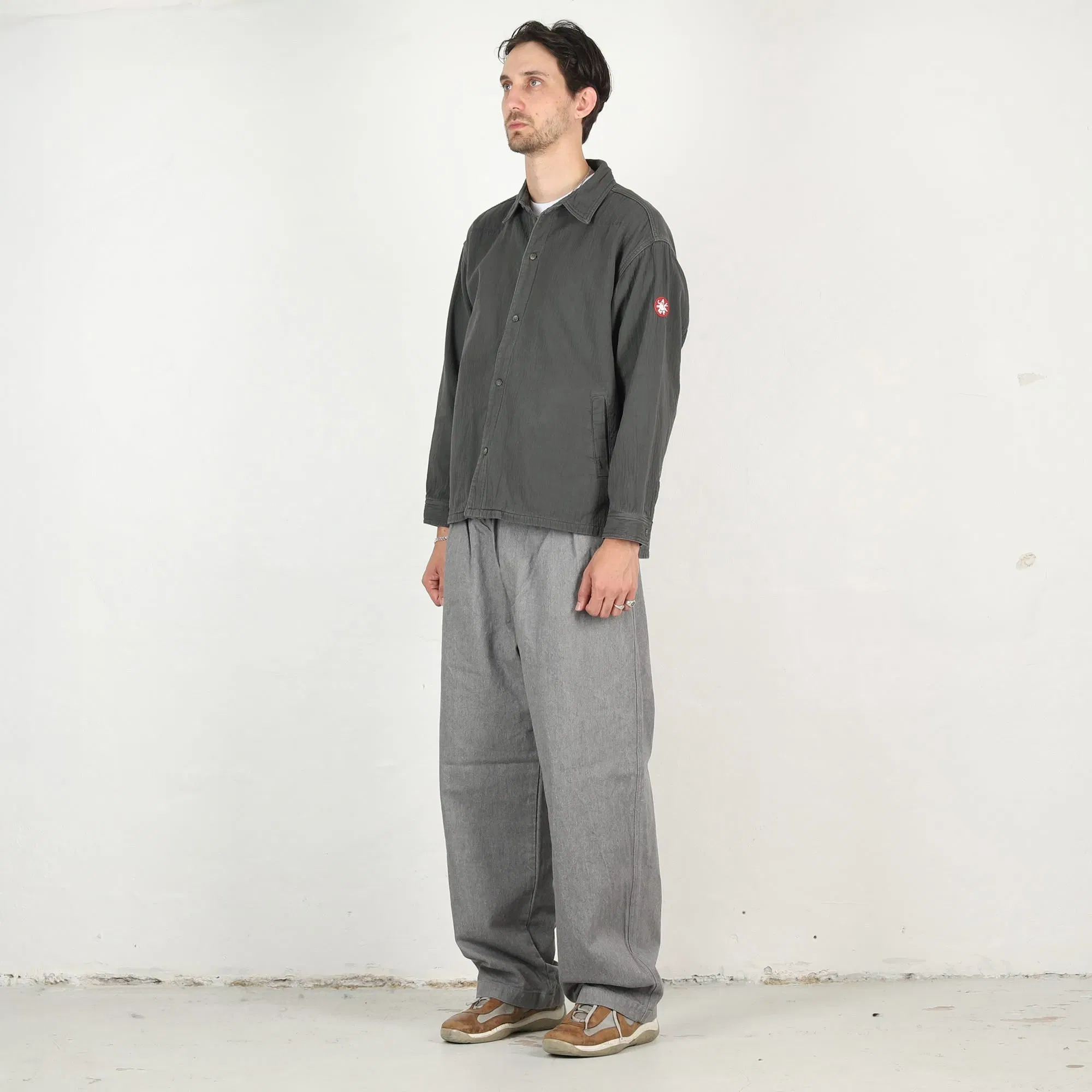 Cav Empt Welt Pockets Big Shirt - Charcoal
