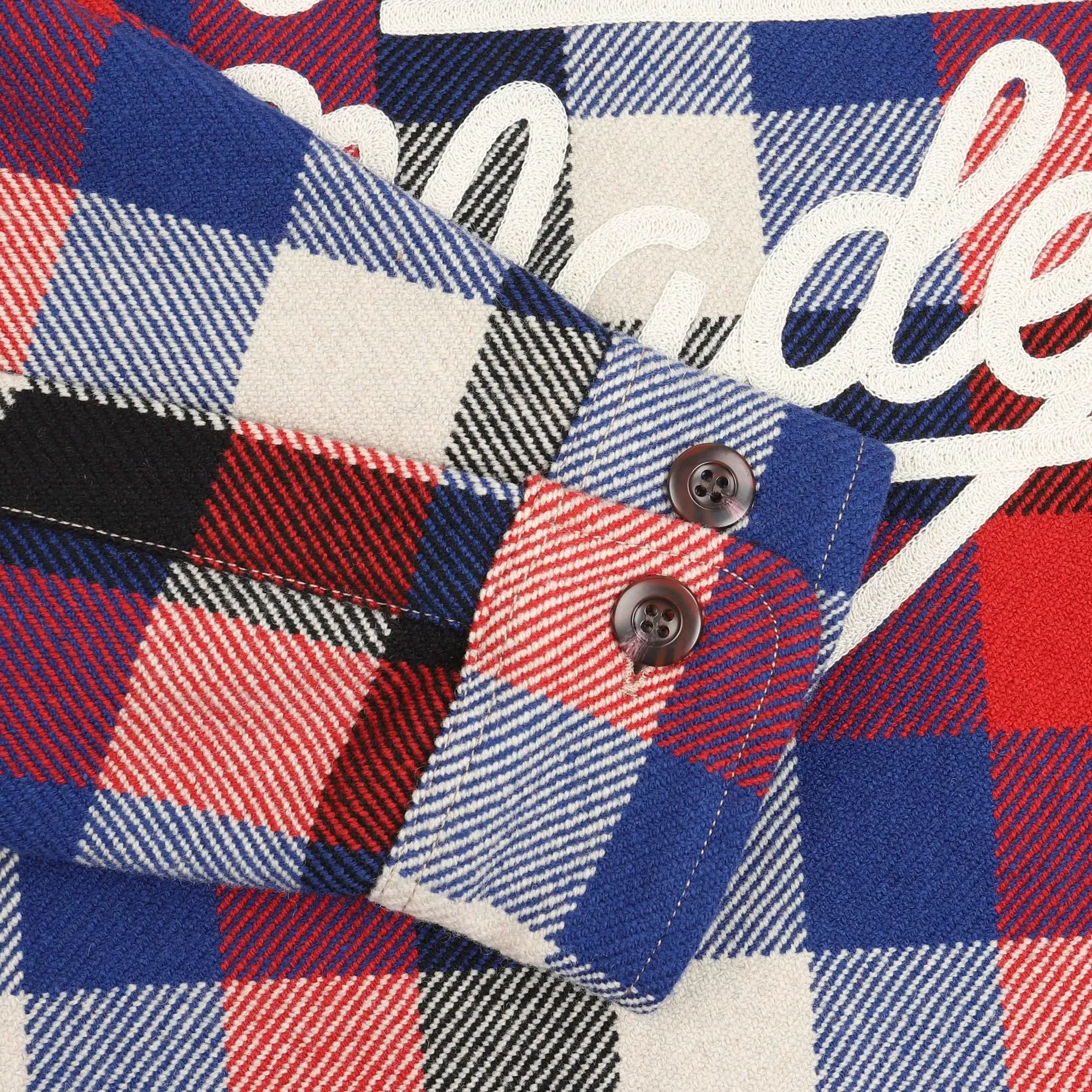 Human Made Wool Check Shirt Jacket - Red